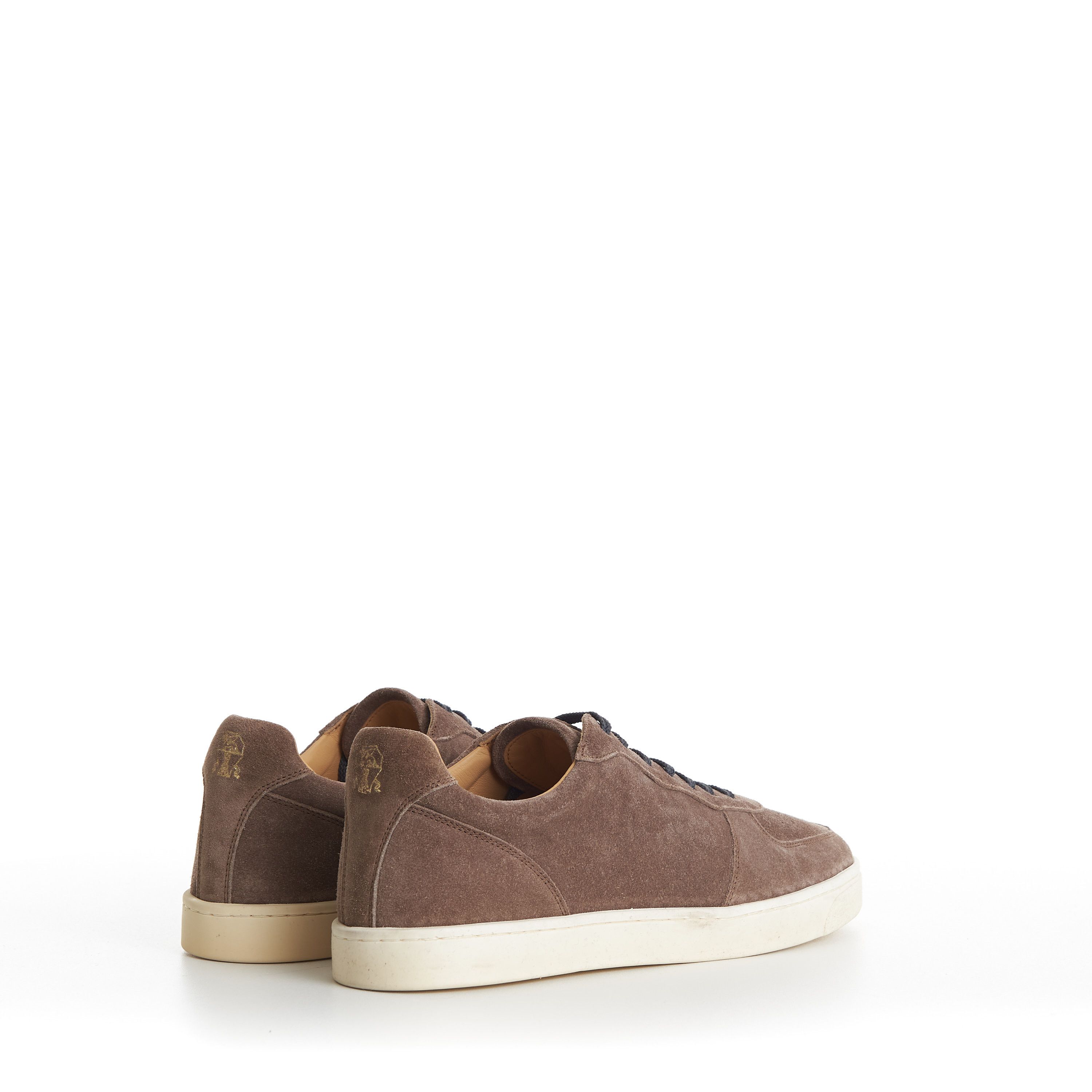 Brunello Cucinelli Suede Sneakers With Natural Rubber Sole (Discolored soles) Size US 10 / EU 43 - 8 Thumbnail