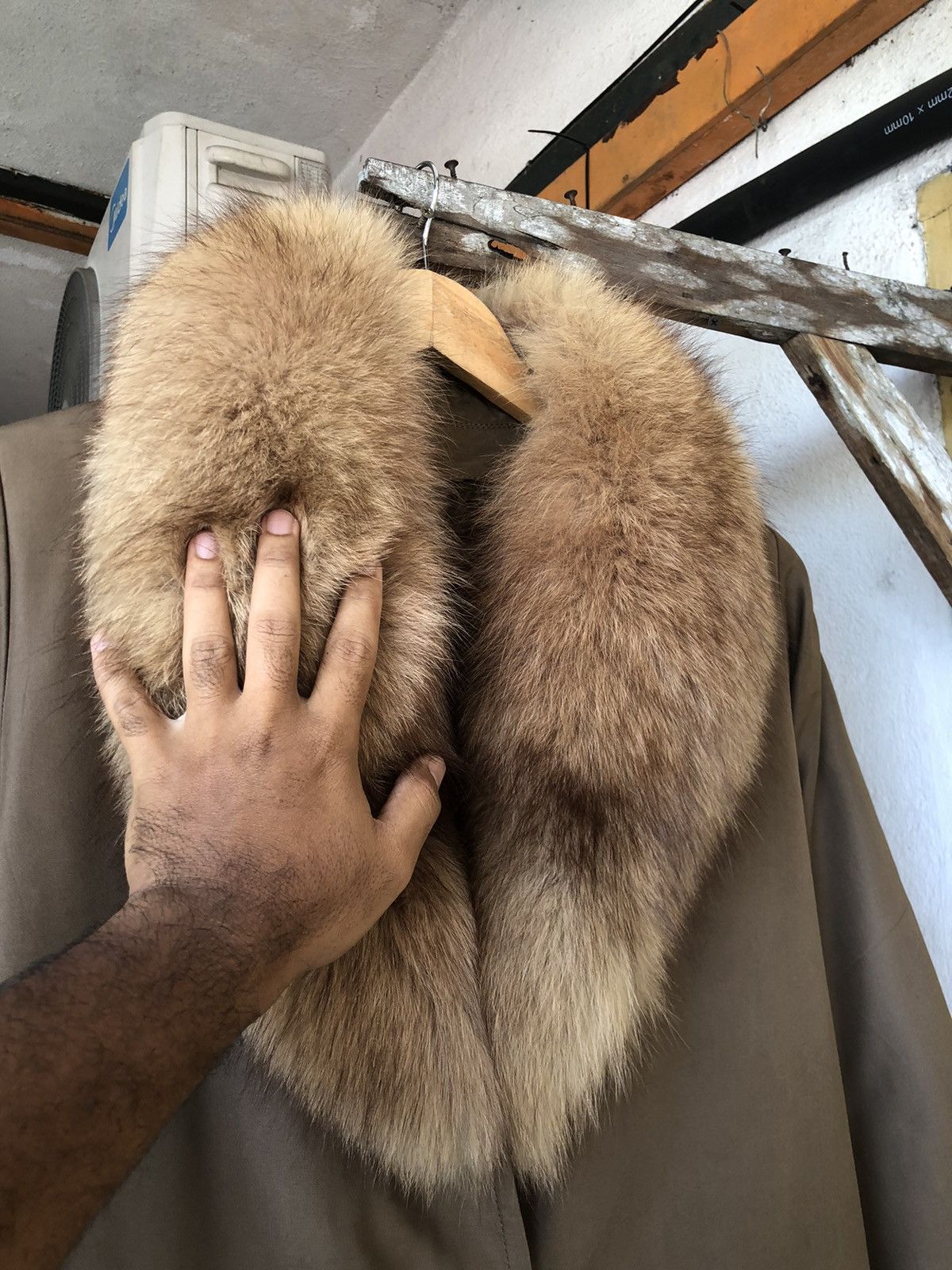 Japan Made🔥 Hanae Mori Fourrure Fur Long Coat