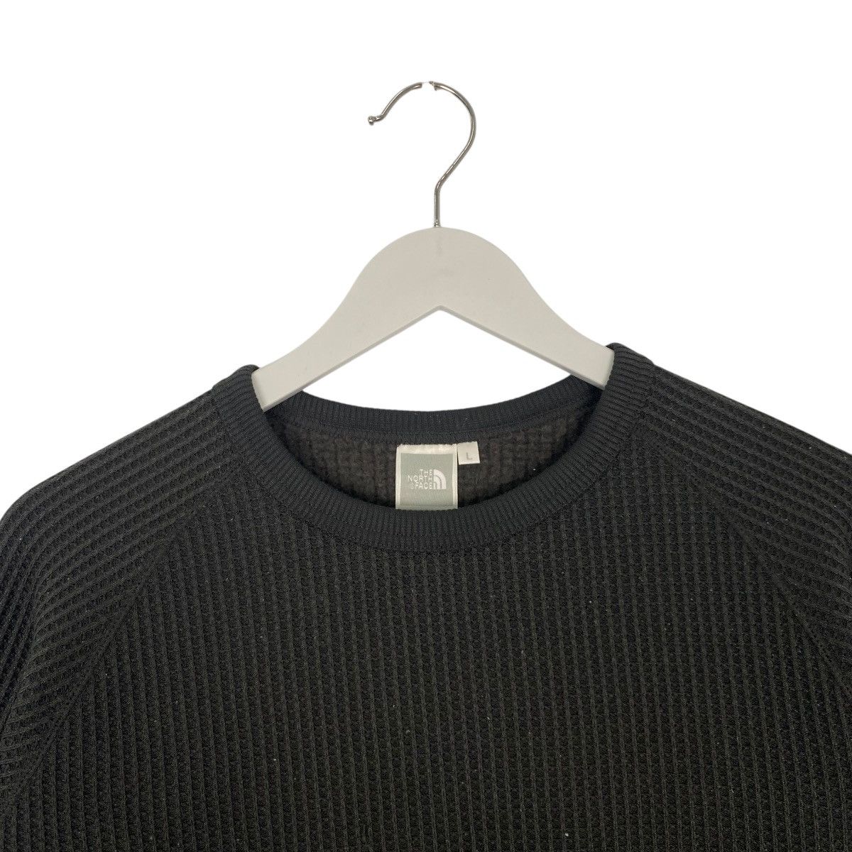 Other Vintage 90s The North Face Waffle Sweatshirt Crewneck Brown Size US L / EU 52-54 / 3 - 4 Thumbnail