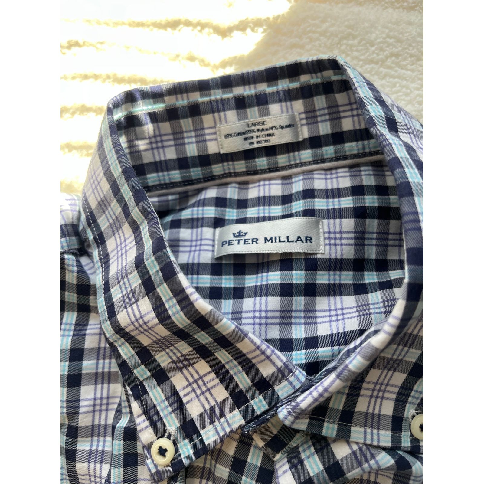Peter Millar Peter Millar Long Sleeve East Lake Golf Club Shirt Men's L Size US L / EU 52-54 / 3 - 3 Thumbnail