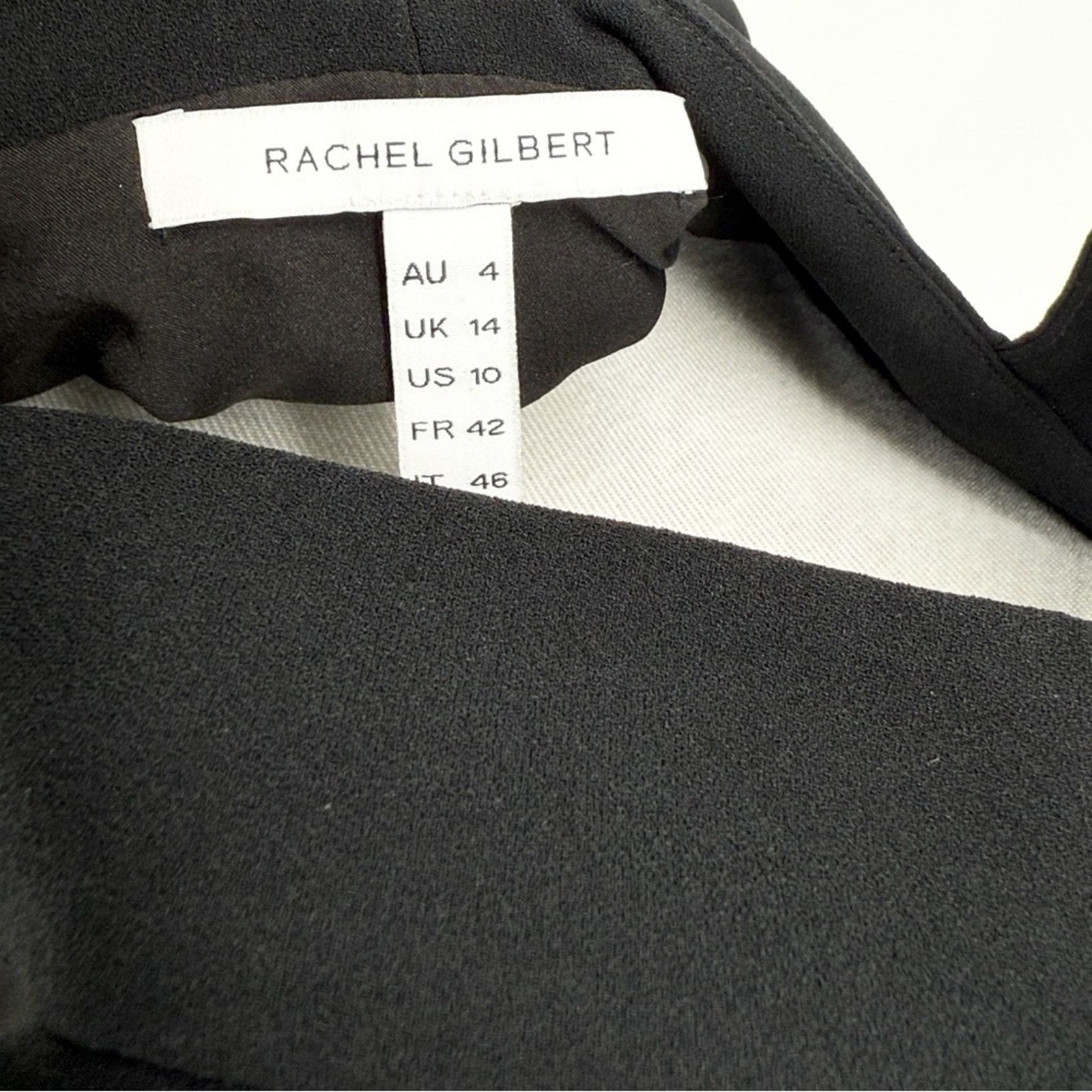 Rachel Gilbert Rachel Gilbert Blaise Scoop Neck Black Mini Dress Size 10 Size L / US 10 / IT 46 - 6 Thumbnail