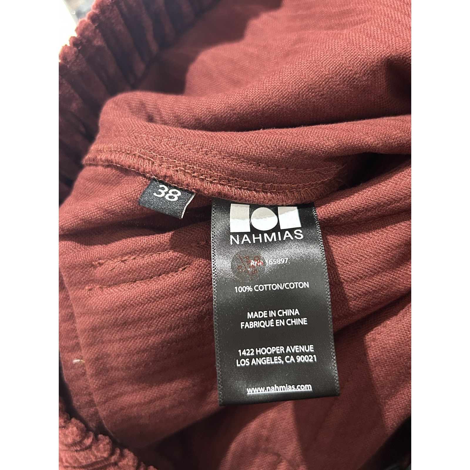 Nahmias NAHMIAS CORDUROY SAFFRON PANTS SIZE 38 NEW Size US 38 / EU 54 - 6 Thumbnail