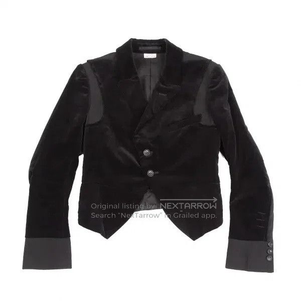Comme des Garcons Comme Des Garcons Black Vintage Velvet Patchwork Top Size S / US 4 / IT 40 - 2 Thumbnail