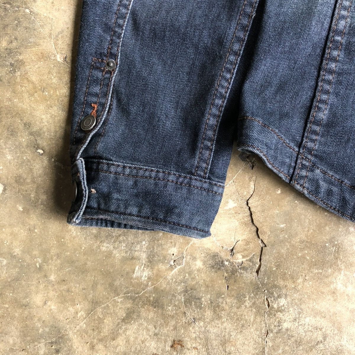 Nicole Club 2000s Nicole Club For Men Biker Denim Jacket Blue Indigo Size US M / EU 48-50 / 2 - 15 Thumbnail