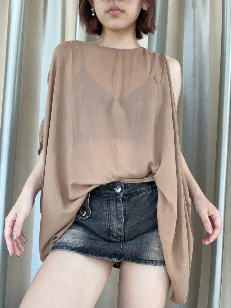Helmut Lang HELMUT LANG sizeP A haphazardly flowing top Size M / US 6-8 / IT 42-44 - 2 Thumbnail