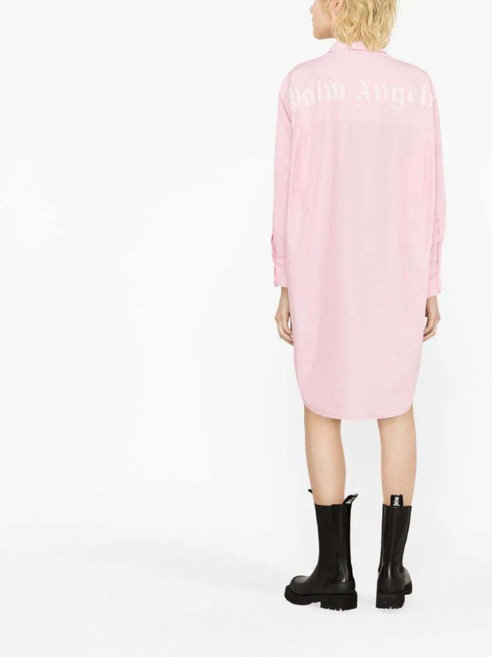 Palm Angels o1y1125 Mini Dress in Pink Size S / US 4 / IT 40 - 4 Thumbnail