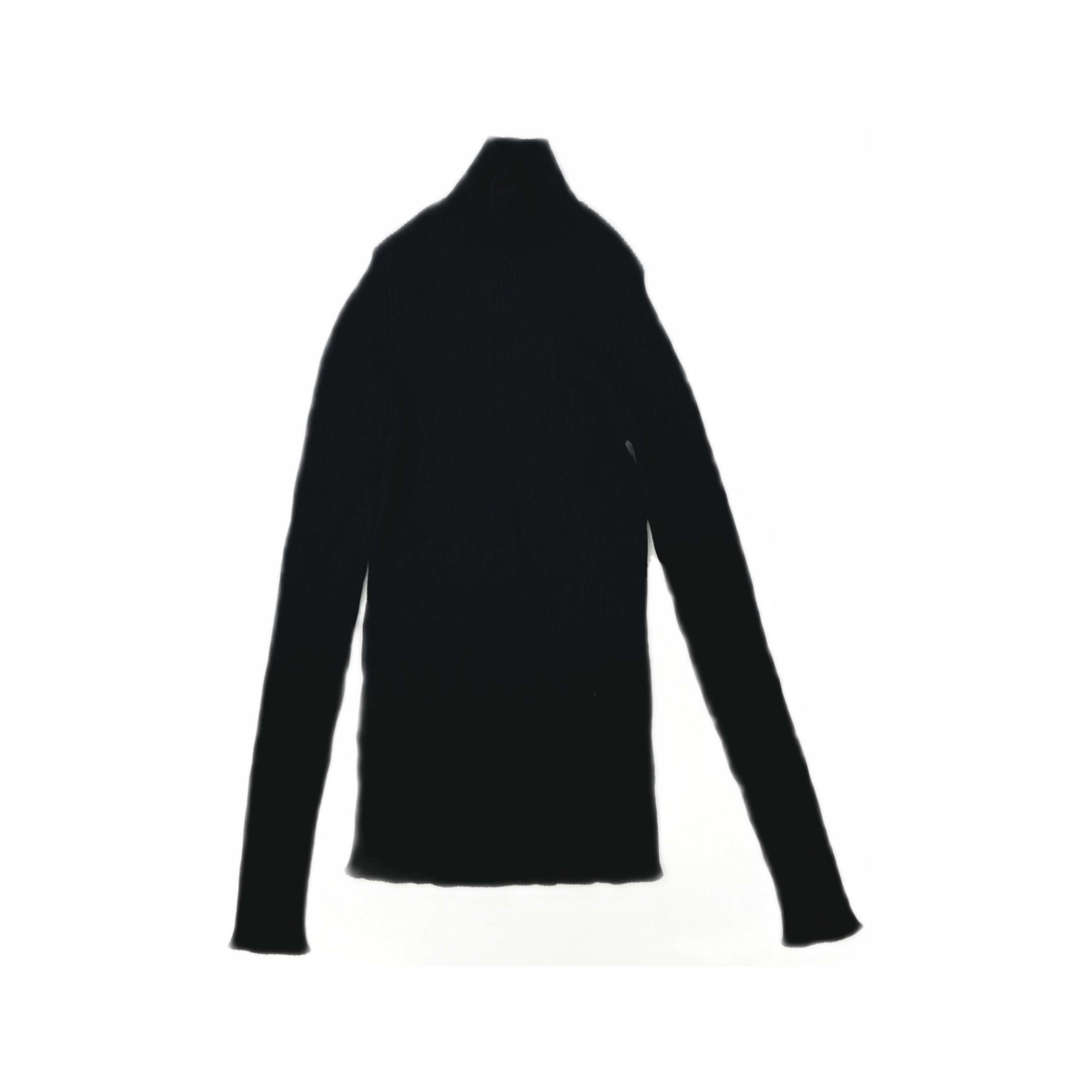 Prada Prada Black Ribbed Turtleneck Sweater Size 38 Size XS / US 0-2 / IT 36-38 - 1 Thumbnail