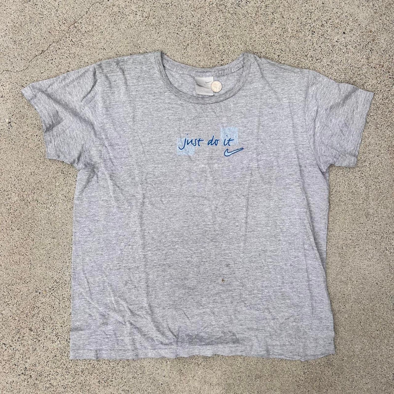 Nike Vintage y2k nike swoosh tee Size US M / EU 48-50 / 2 - 2 Thumbnail
