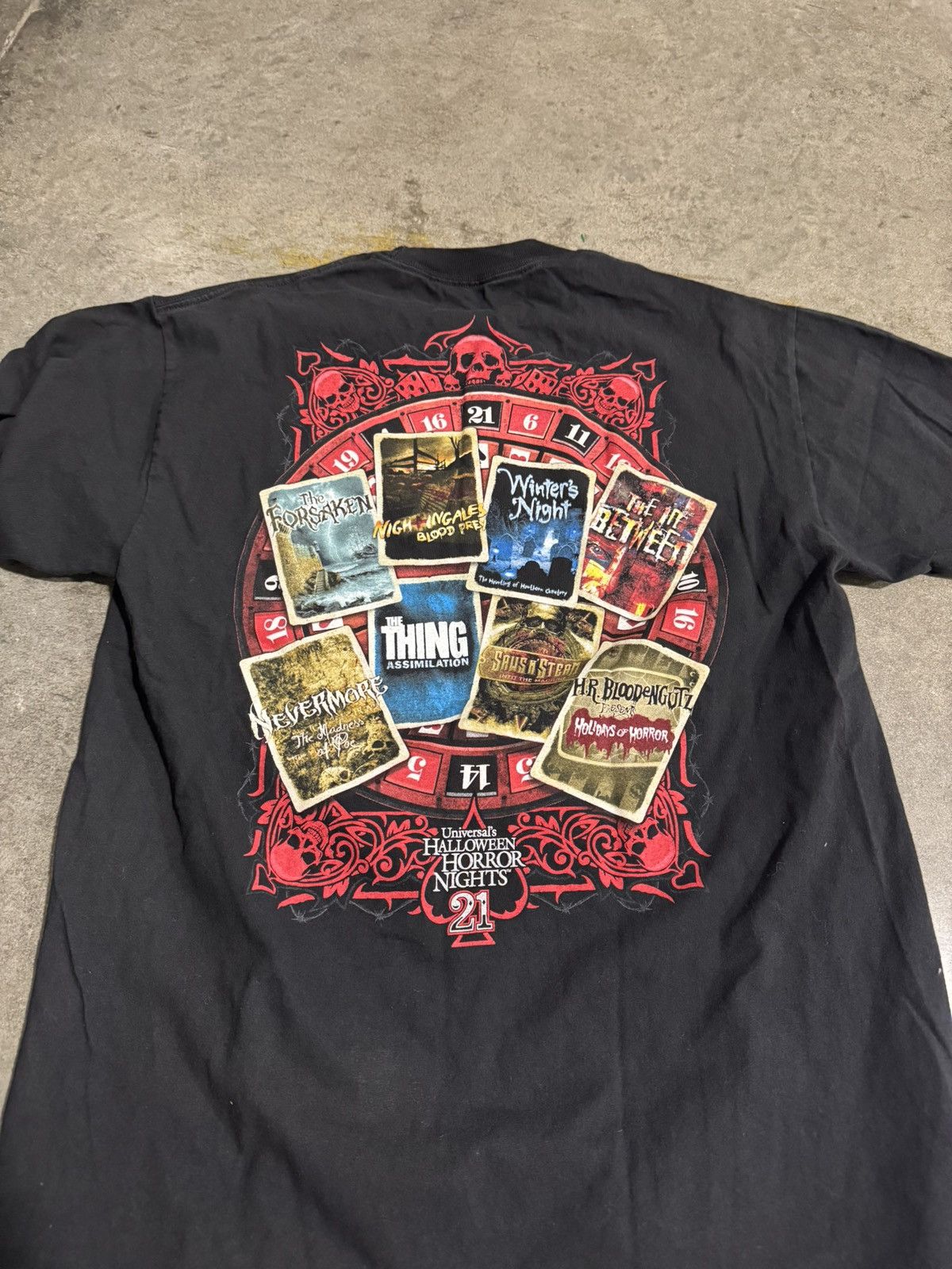 Universal Studios 2021 Halloween Horror Nights Universal Tee L Size US L / EU 52-54 / 3 - 3 Thumbnail