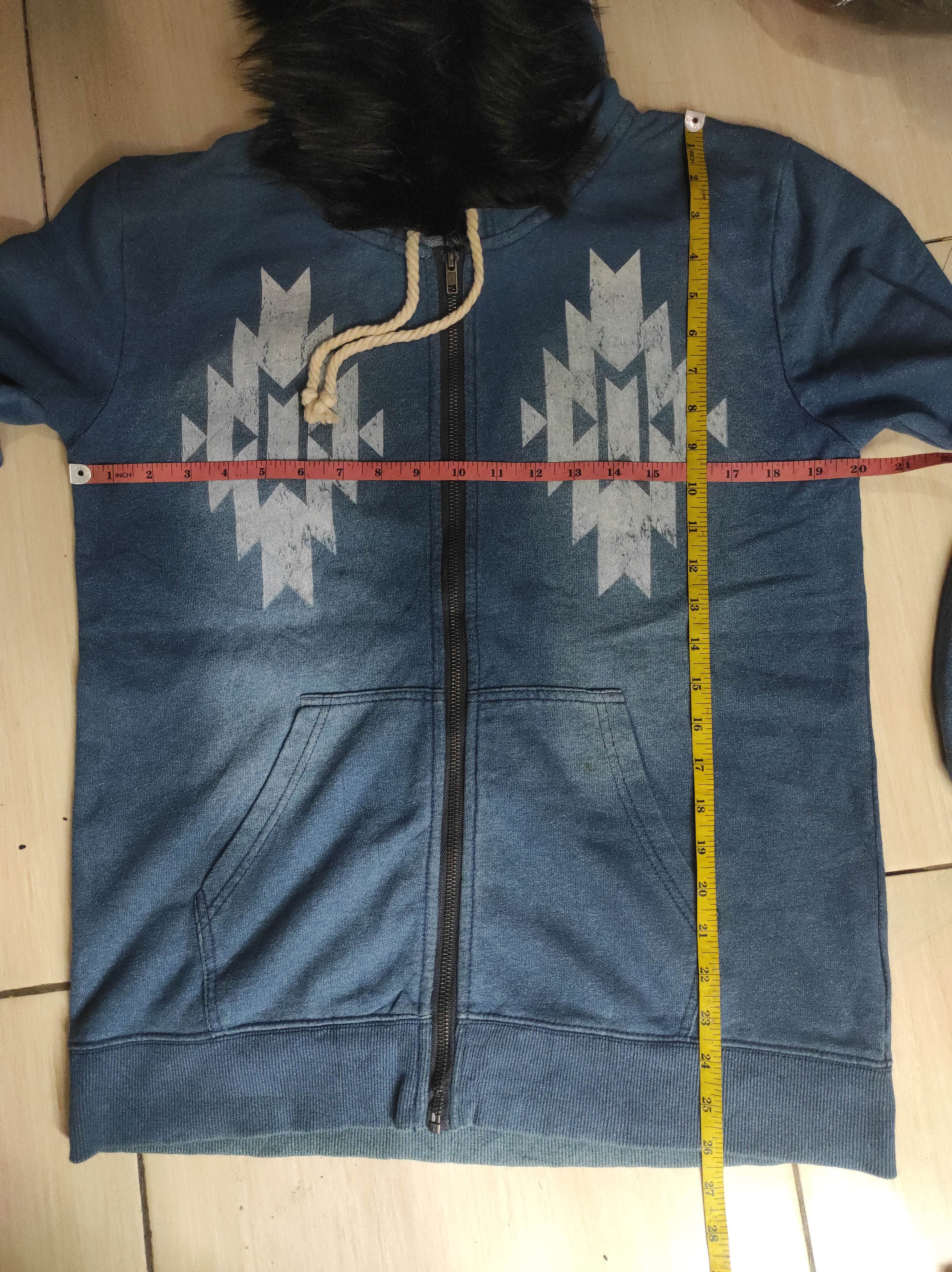 Le Grande Bleu (L.G.B.) Growth by Grail denim Zip Fur Hoodie IfSixWasNine LGB style Size US L / EU 52-54 / 3 - 12 Thumbnail