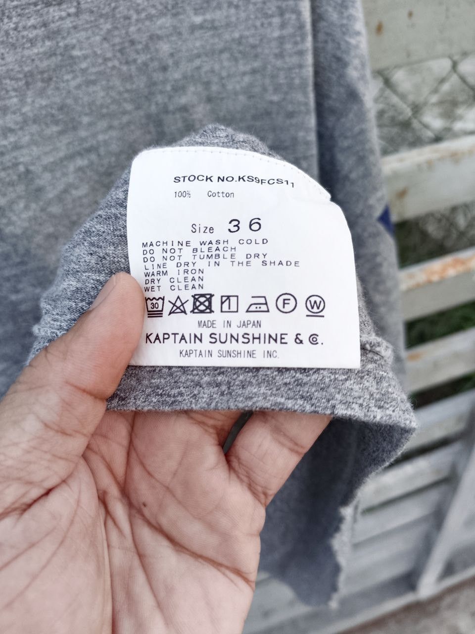 Kaptain Sunshine KAPTAIN SUNSHINE STRPE LONG SLEEVE Size US M / EU 48-50 / 2 - 3 Thumbnail