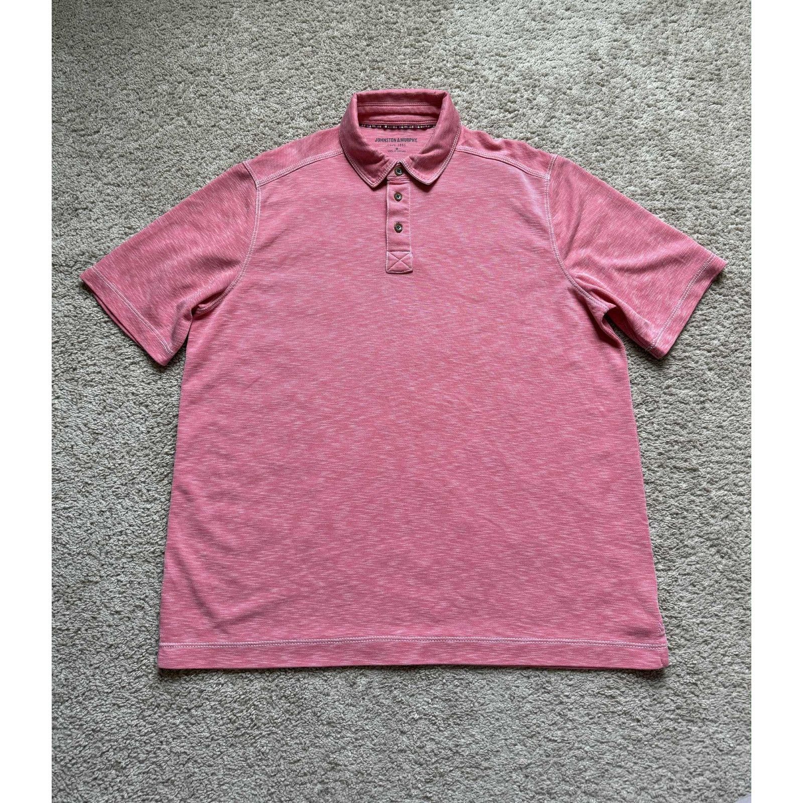 Johnston & Murphy Johnston & Murphy Regular Fit Polo Shirt Red Men's Medium Size US M / EU 48-50 / 2 - 1 Thumbnail