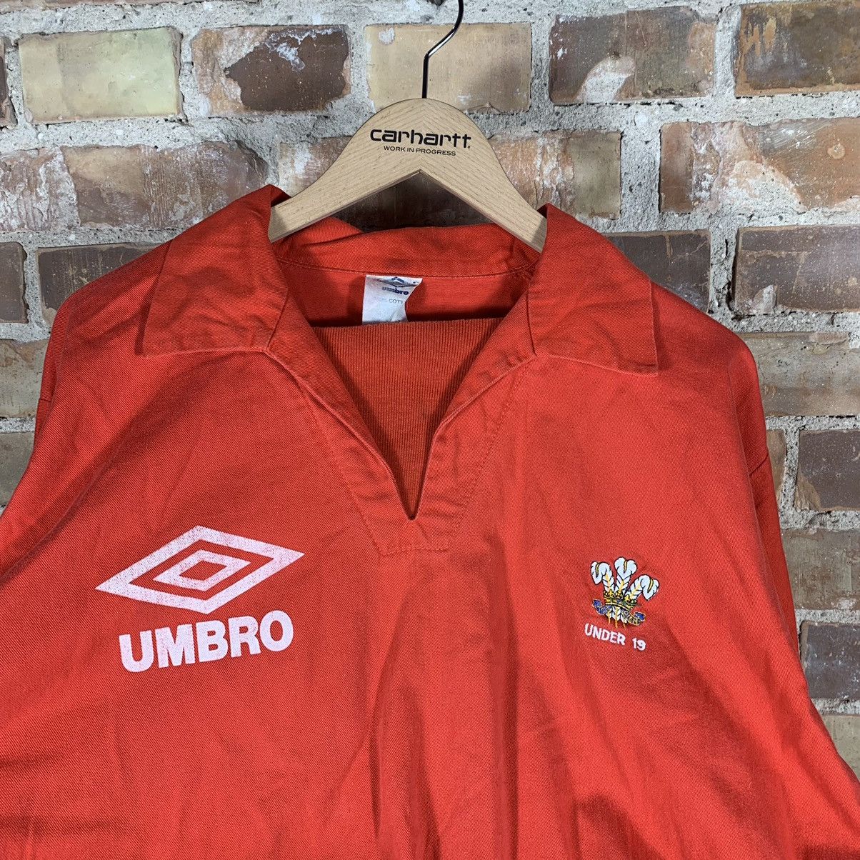 Umbro × Vintage VERY RARE UMBRO Vintage 90’s SOCCER DENIM SWEATSHIRT Size US XL / EU 56 / 4 - 3 Thumbnail