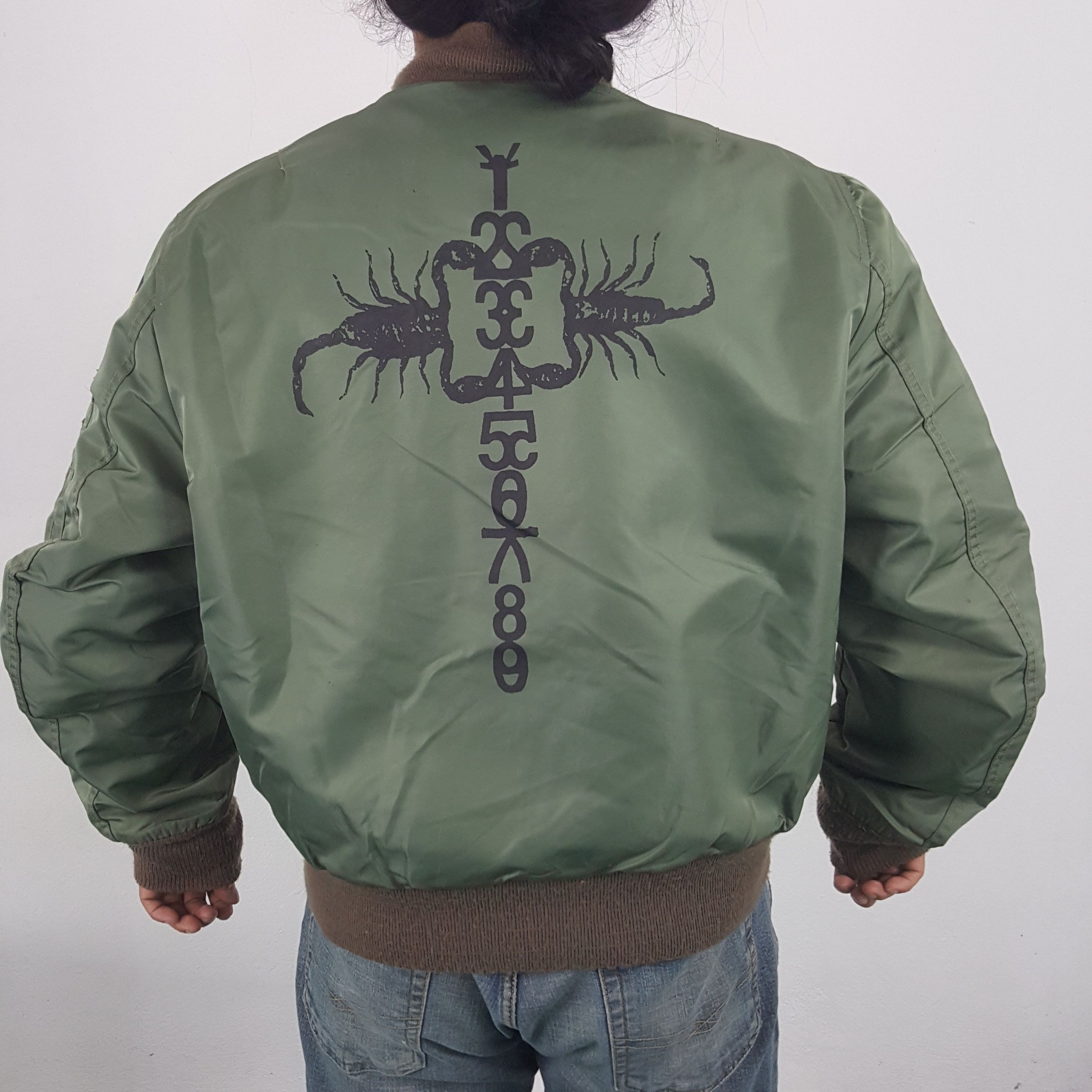 If Six Was Nine × Vintage Vintage Us Air Force Utility Style Bombers Jacket Size US L / EU 52-54 / 3 - 1 Thumbnail
