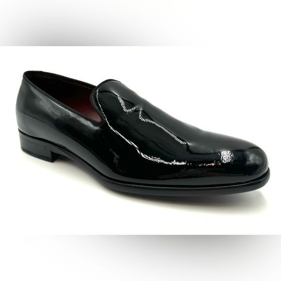 Dolce & Gabbana Black Patent Leather Formal Loafers display picture 1