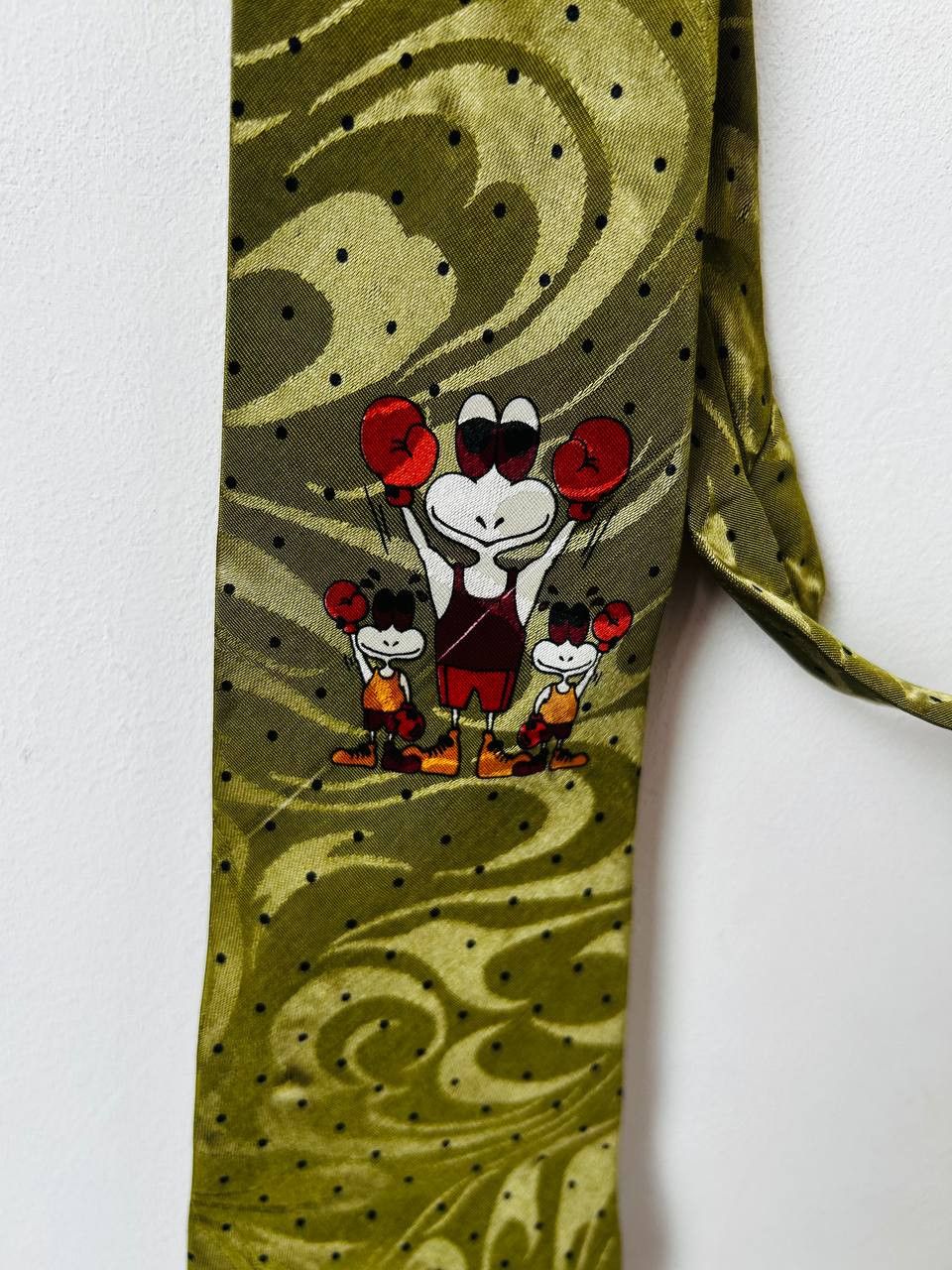Vintage VTG boxer frogs tie #222 Size ONE SIZE - 2 Thumbnail