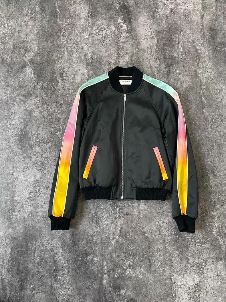 Saint Laurent Paris Saint Laurent Paris Black panther rainbow patchwork jacket Size S / US 4 / IT 40 - 5 Thumbnail