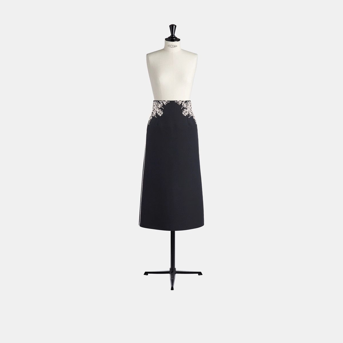 image of Dior O1Bcso1Str0524 Skirt In Black, Women's (Size 34)