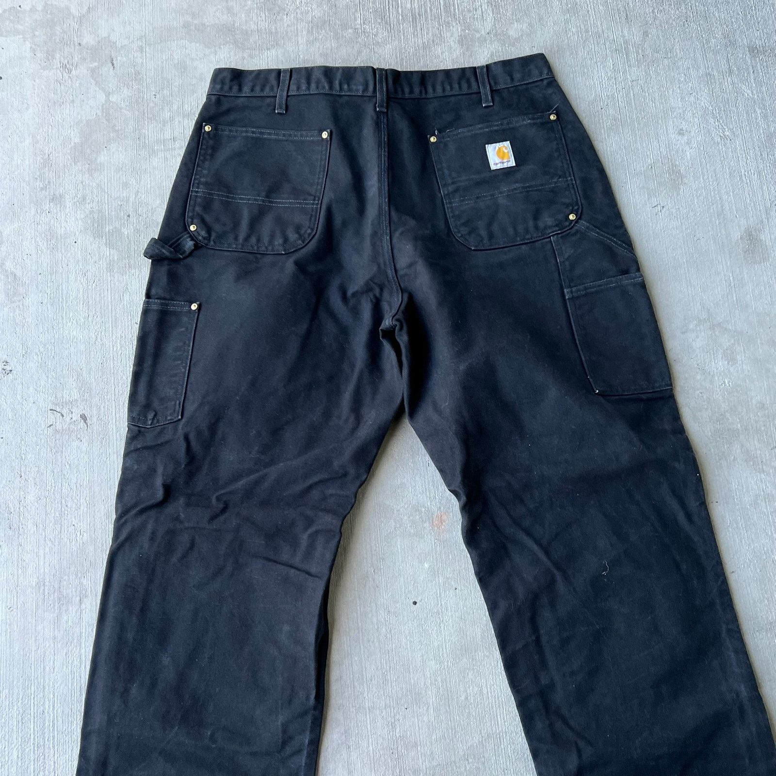 Carhartt × Vintage Carhartt black double knee work wear carpenter pants Size US 36 / EU 52 - 5 Thumbnail