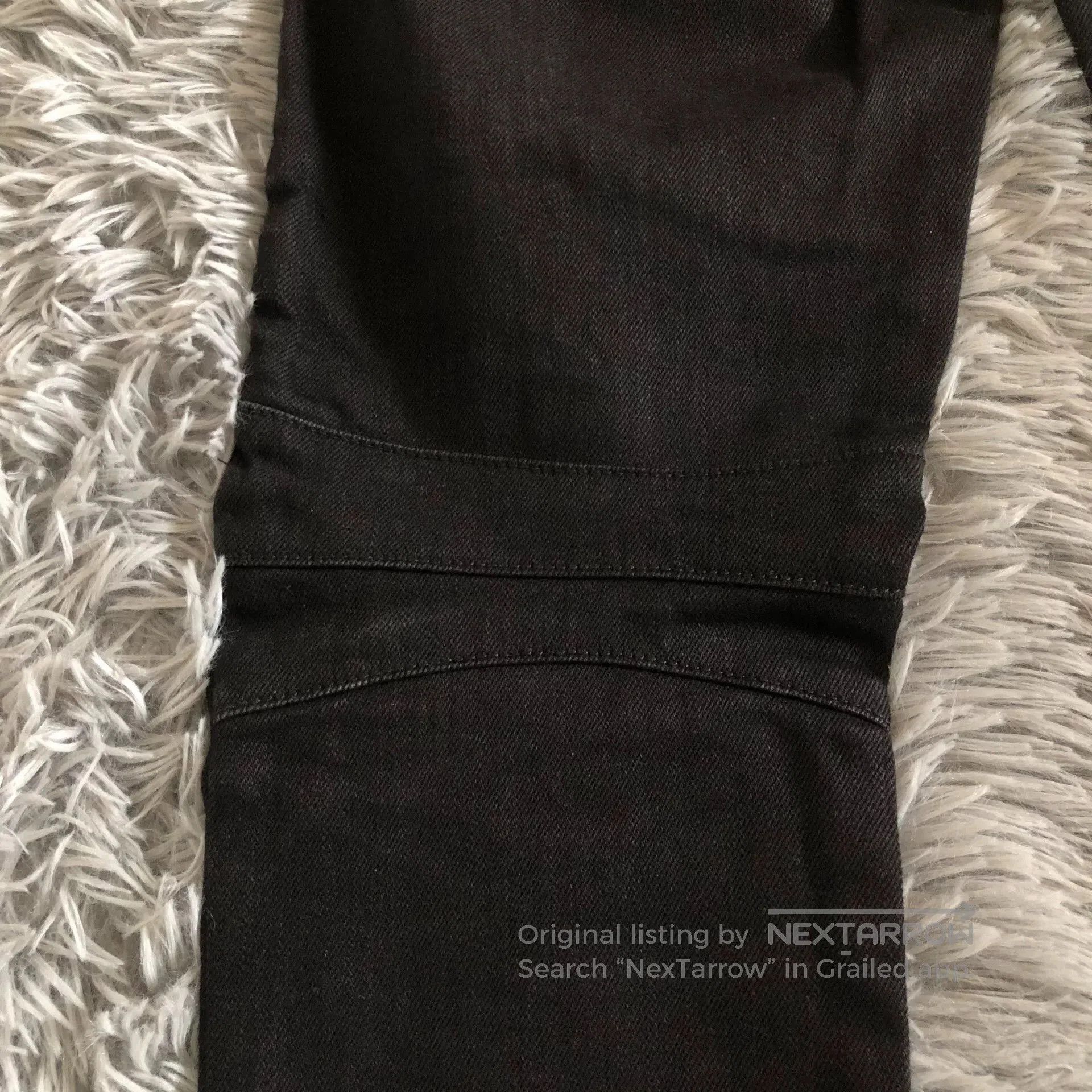 Balmain Balmain Leather Patch Moto Jeans. Size US 28 / EU 44 - 7 Thumbnail