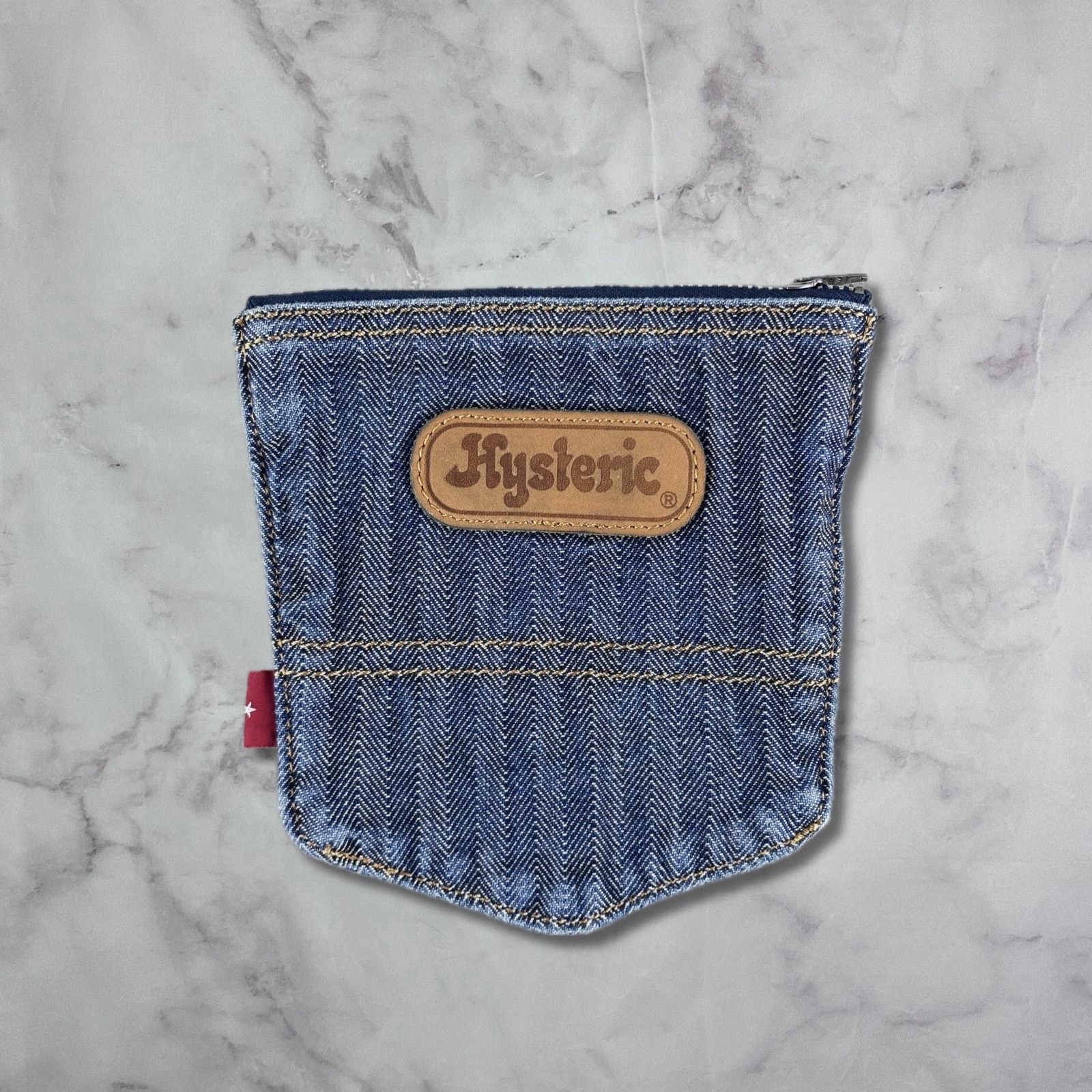 Hysteric Glamour Denim Pocket Zipper Wallet Size ONE SIZE - 2 Thumbnail