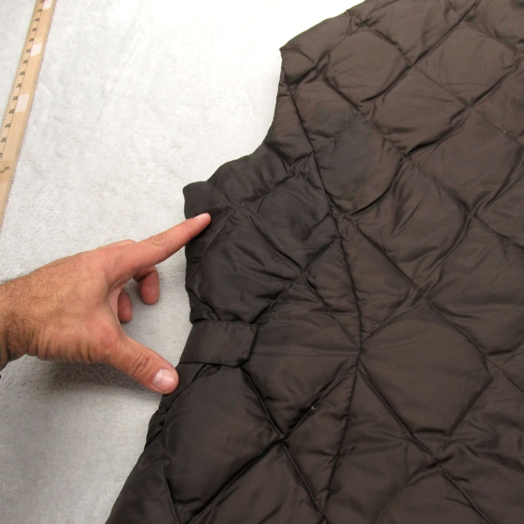 Eddie Bauer VINTAGE Eddie Bauer Down Vest Womens Large Brown Insulated Puffer Zip Quilted Size L / US 10 / IT 46 - 7 Thumbnail