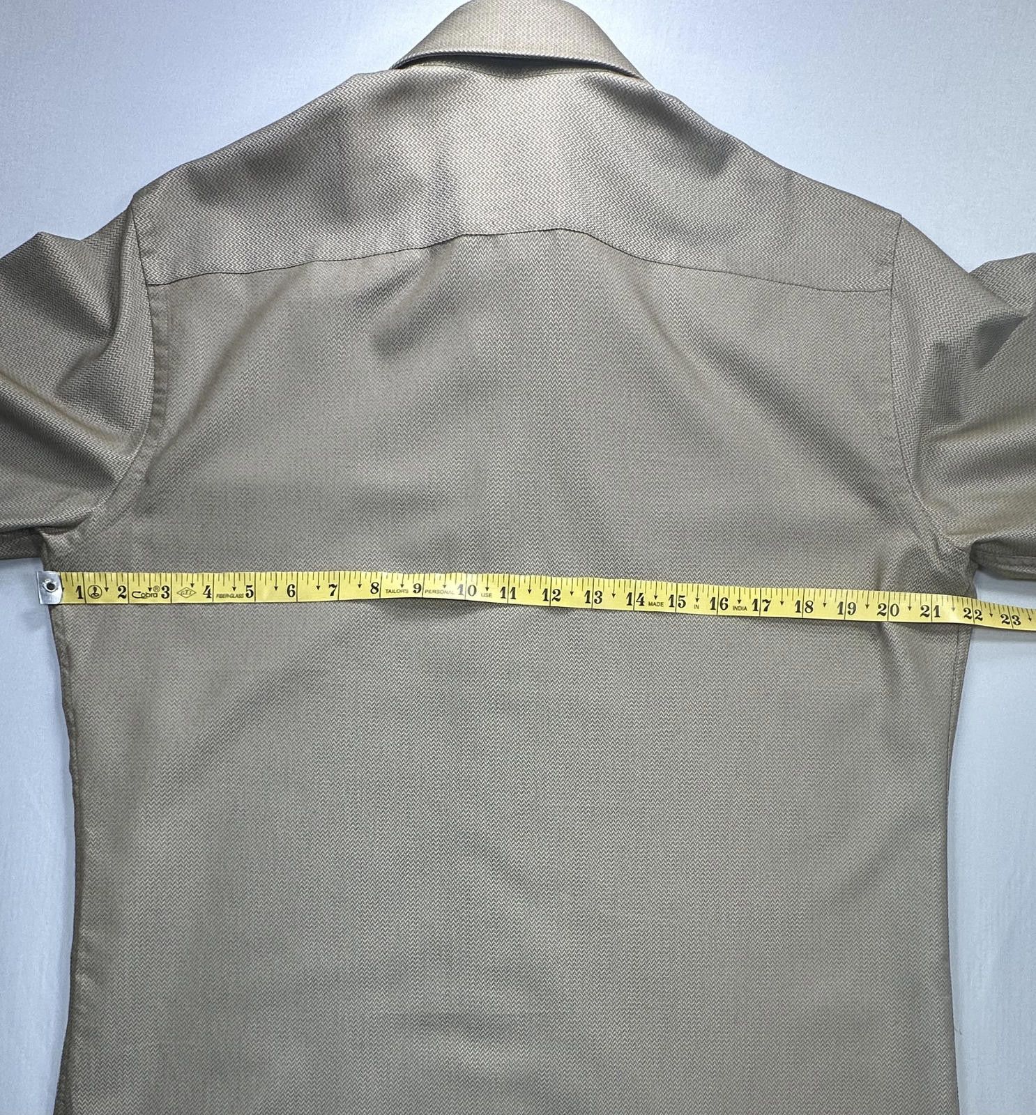 J Ferrar J. Ferrar Cotton/Polyester Button Down Brown 15.5/34-35 Size 42R - 7 Thumbnail