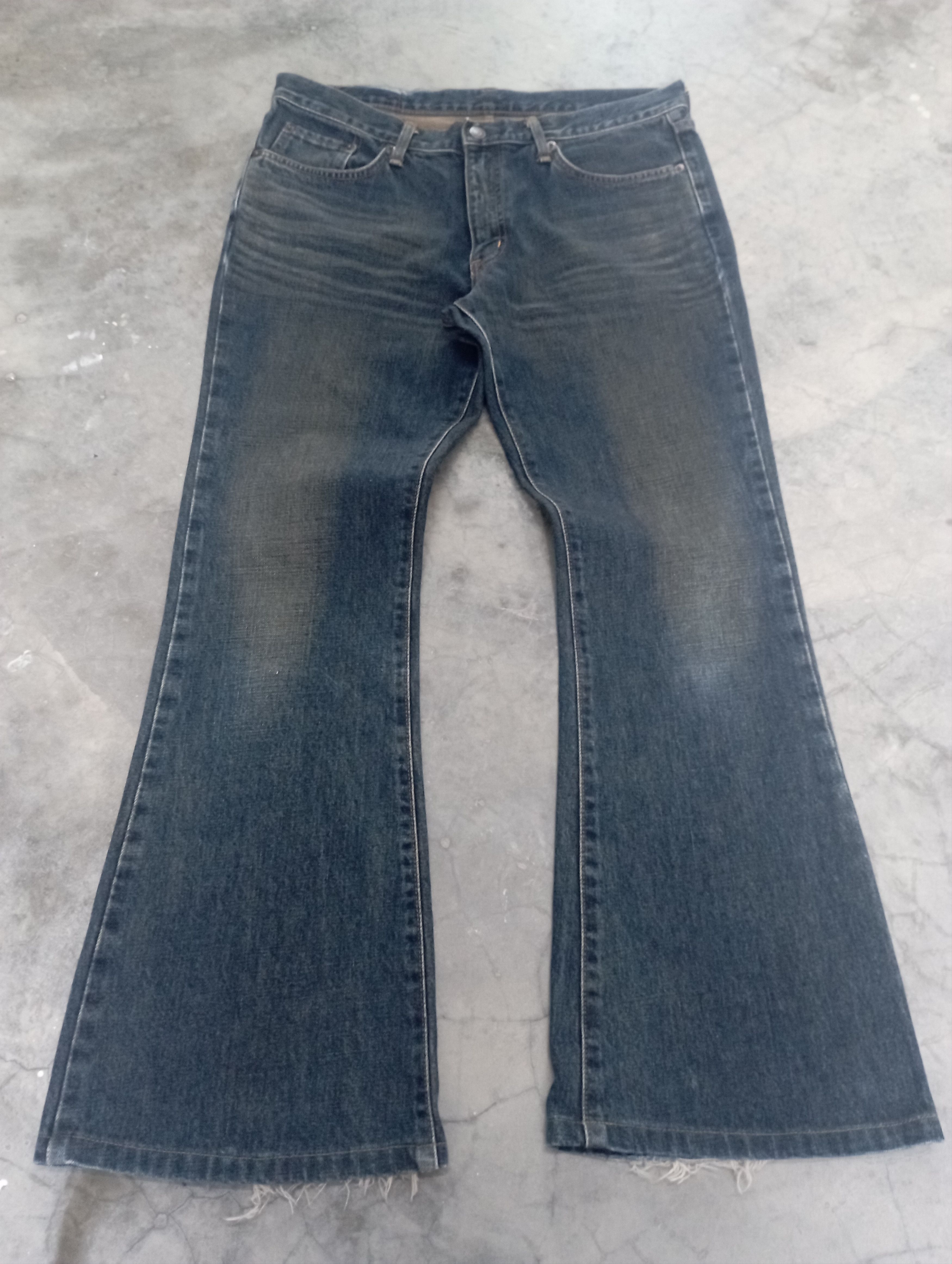 Tornado Mart Super Flare Jeans Made In Japan Mud Rusty Vintage Edwin 400 Size US 34 / EU 50 - 1 Thumbnail