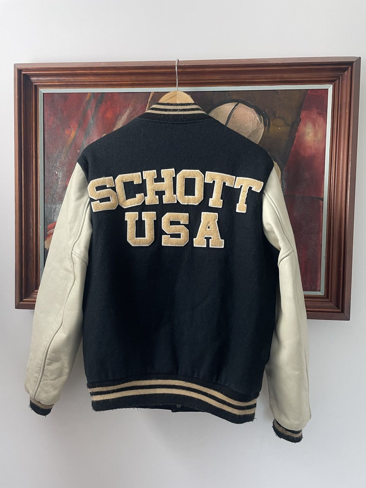 American College × Made In Usa × Schott Schott USA NYC Wool