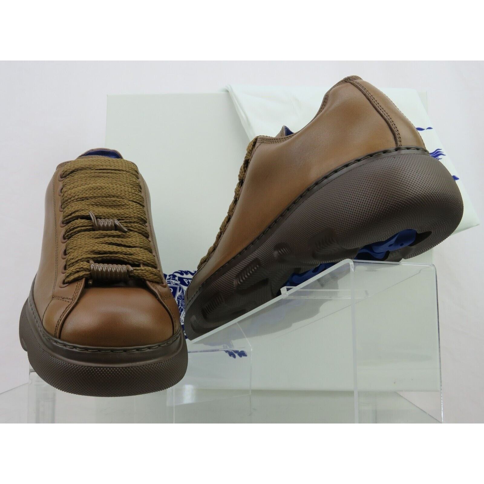 Burberry BURBERRY RANGER DARK BROWN LEATHER HIKING BOOTS US 12 45 IT Size US 12 / EU 45 - 10 Thumbnail