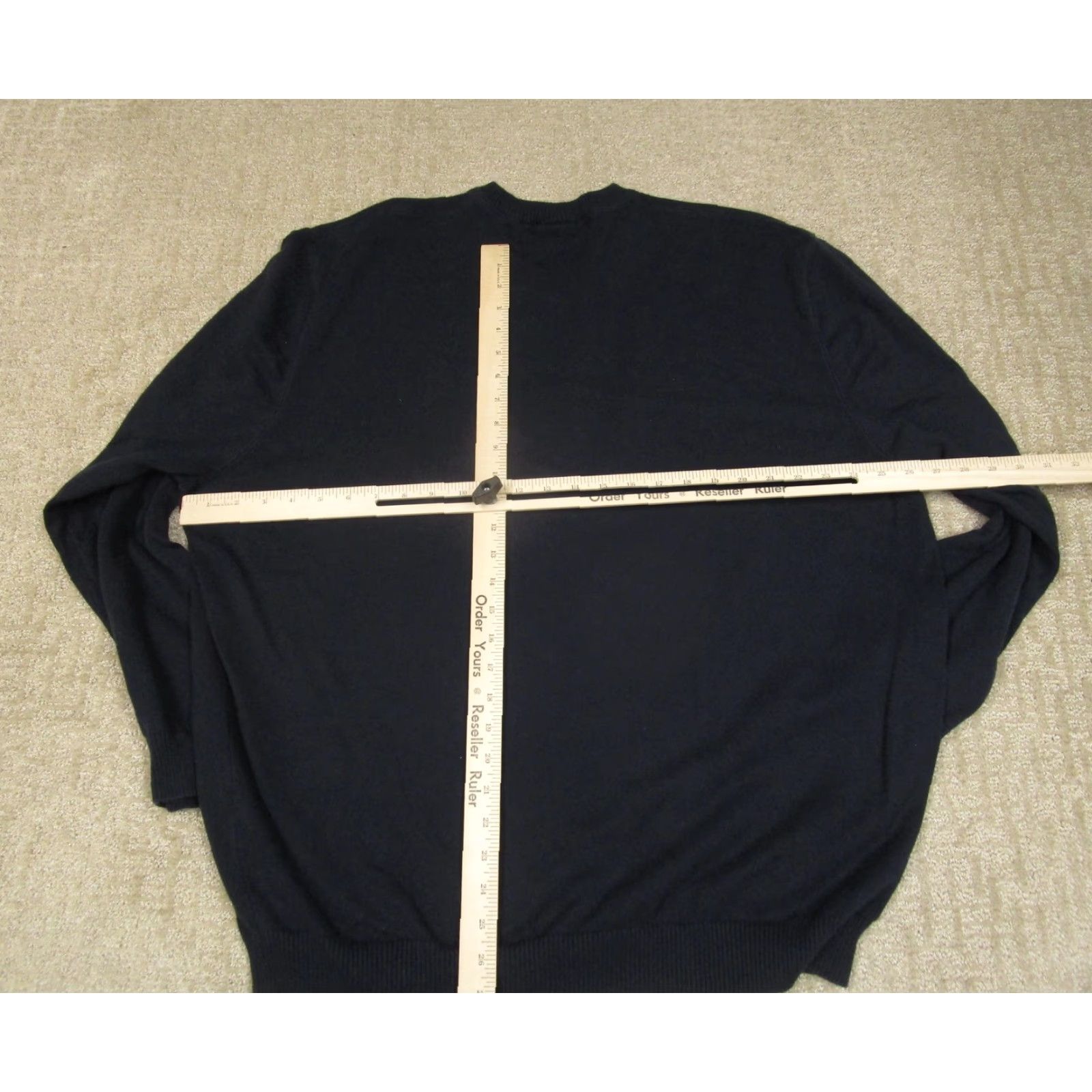 Lacoste Lacoste Sweater Mens 4XL Blue V-Neck Cotton Knit Long Sleeve Pullover Logo Streetwear Casual Business Front-Logo 90s Classic Mens Size US XXL / EU 58 / 5 - 5 Thumbnail