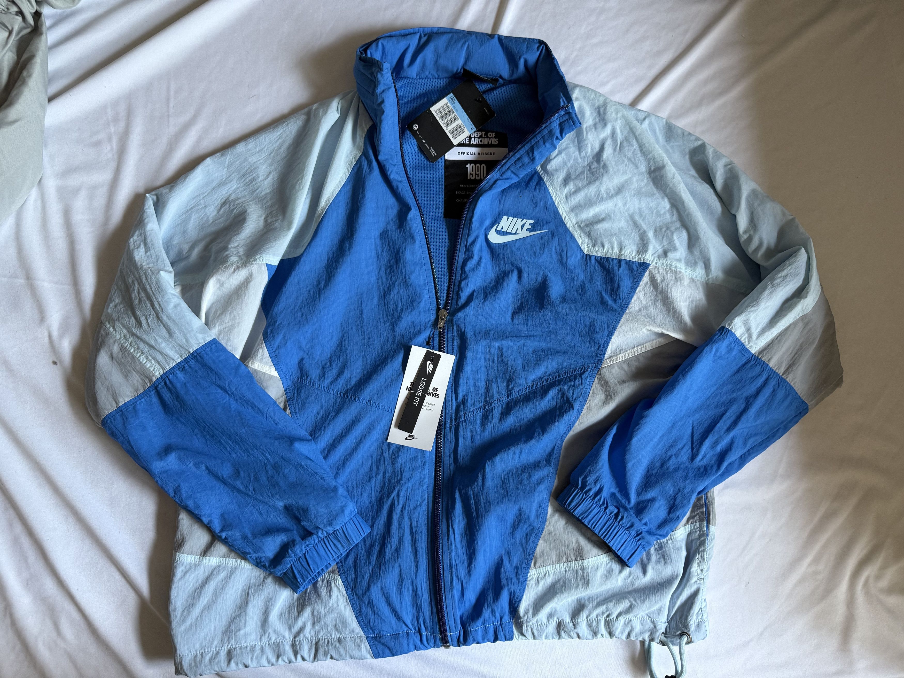 Nike Nike Sportswear Re-Issue Woven Jacket MEDIUM Blue $150 Size US M / EU 48-50 / 2 - 2 Thumbnail