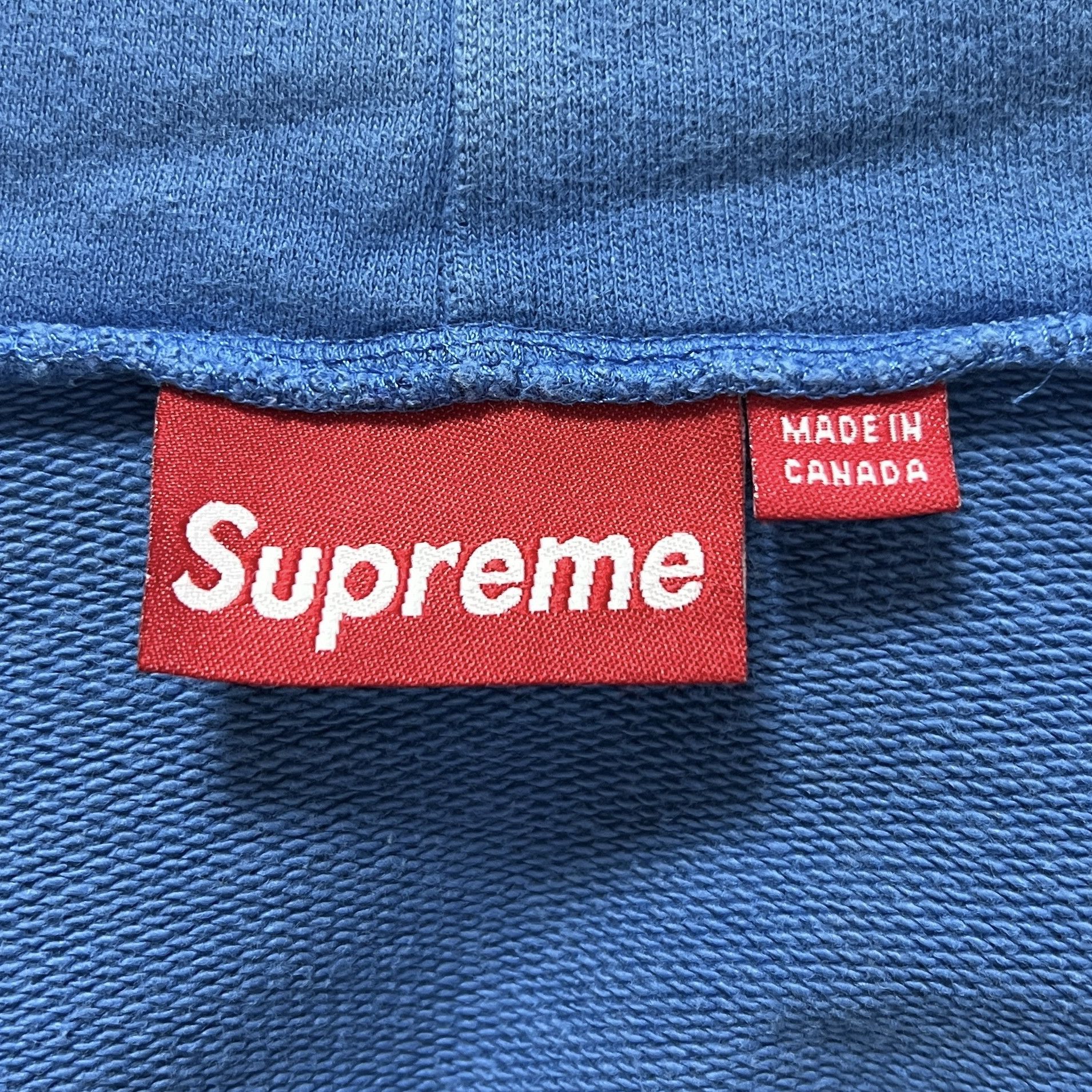 Supreme Supreme 2006 Screenprint Box Logo Hoodie Red On Blue Size US L / EU 52-54 / 3 - 5 Thumbnail