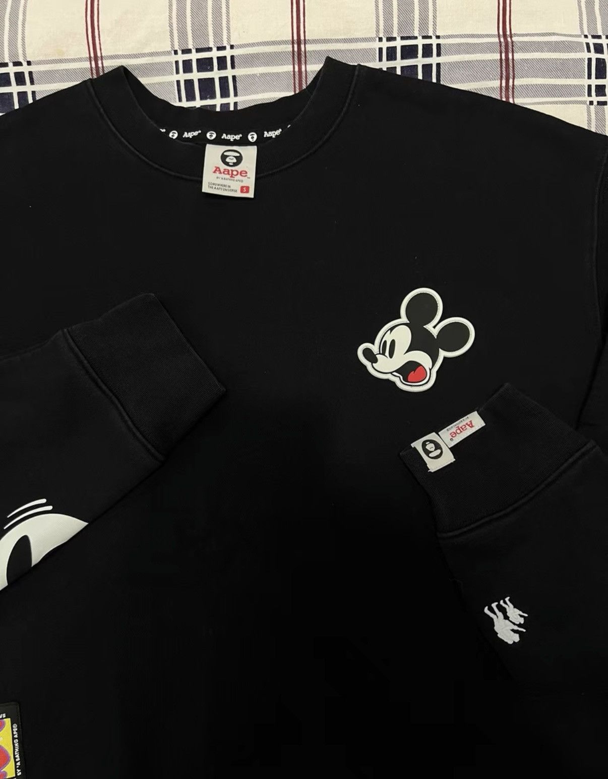 Bape Aape x Disney black hoodie Size US M / EU 48-50 / 2 - 3 Thumbnail