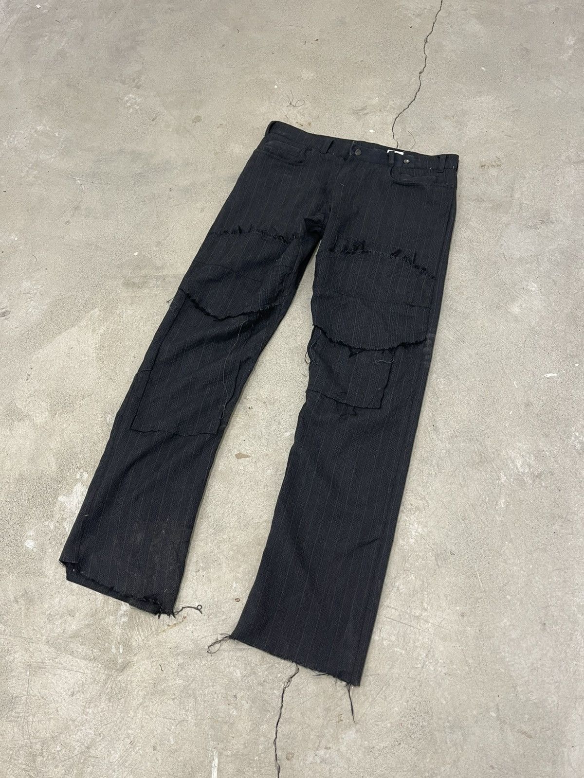Other PLAGIARISM Black Wool Suit Pants Size US 32 / EU 48 - 1 Thumbnail
