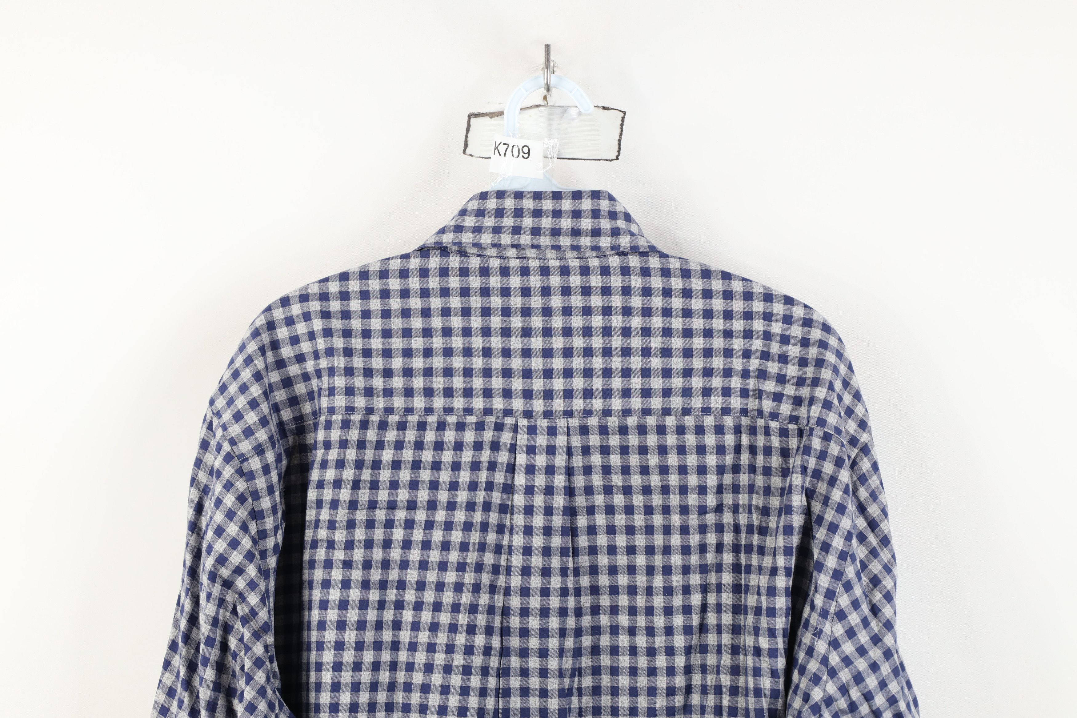 Peter Millar Peter Millar Long Sleeve Button Shirt Gingham Plaid Blue Size US L / EU 52-54 / 3 - 10 Thumbnail