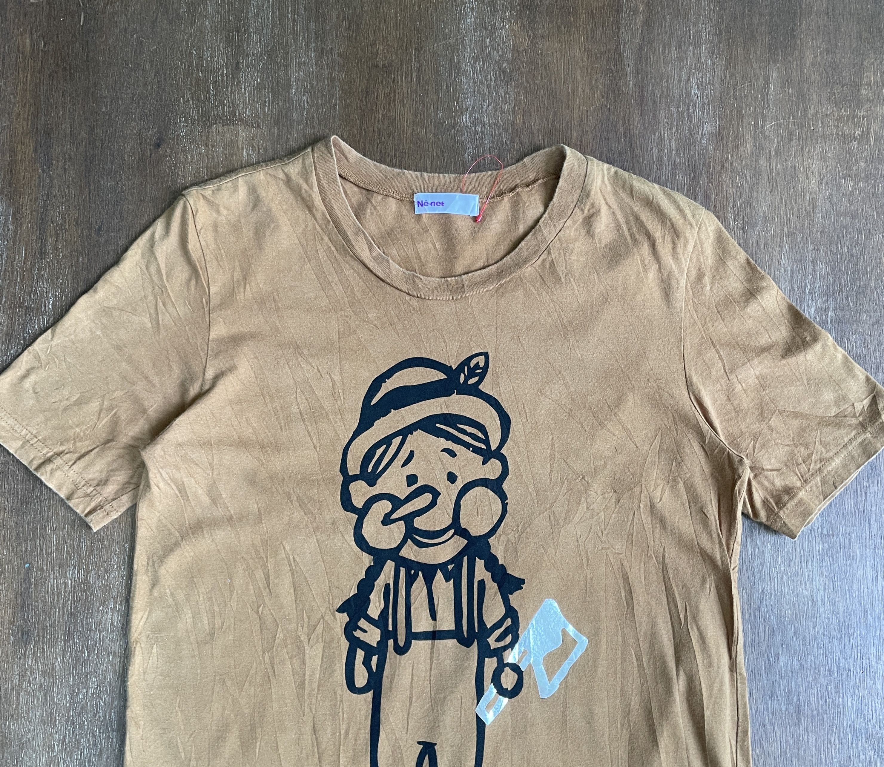 Ne-Net Ne-net Pinocchio with Axe Graphic Tee Size US M / EU 48-50 / 2 - 2 Thumbnail