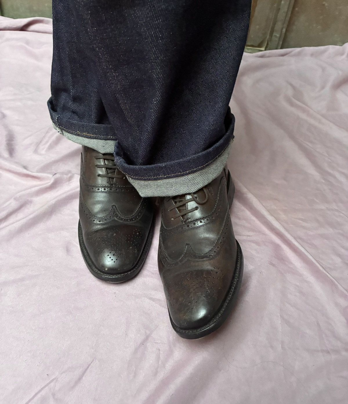 Church's Church’s dark brown full brogue oxford formal shoes Size US 10 / EU 43 - 12 Thumbnail