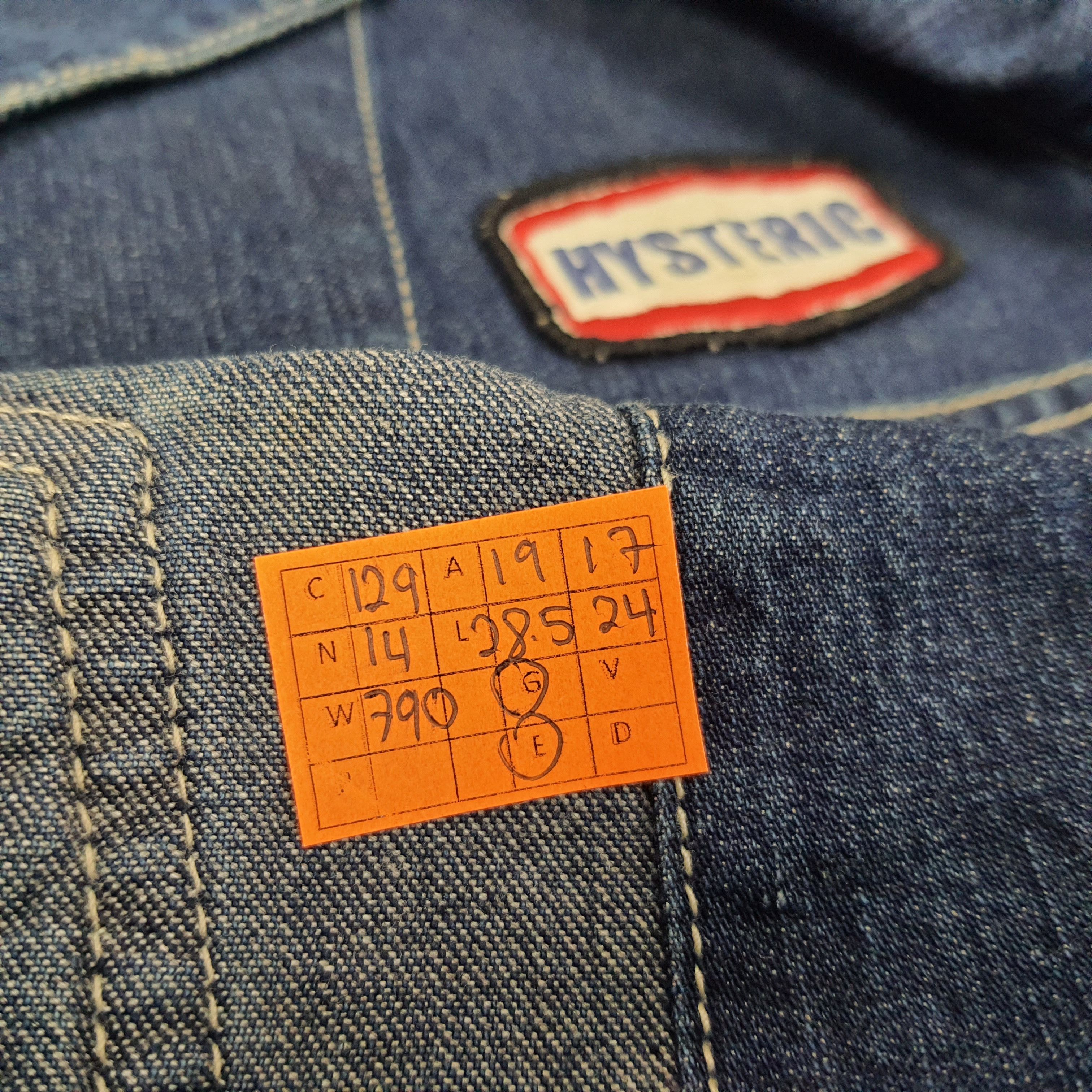 Hysteric Glamour Vintage Hysteric Glamour Patches Japan Denim Jacket C129N14 Size US S / EU 44-46 / 1 - 9 Thumbnail