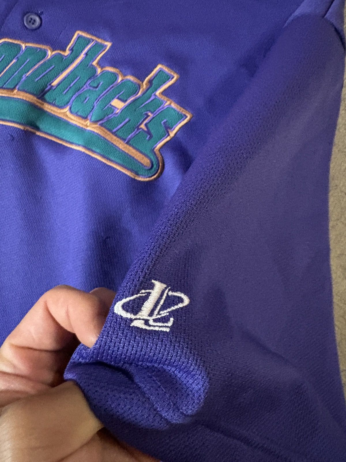 MLB Vintage Arizona Diamondbacks 2000 Jersey Purple Size XL Size US XL / EU 56 / 4 - 3 Thumbnail