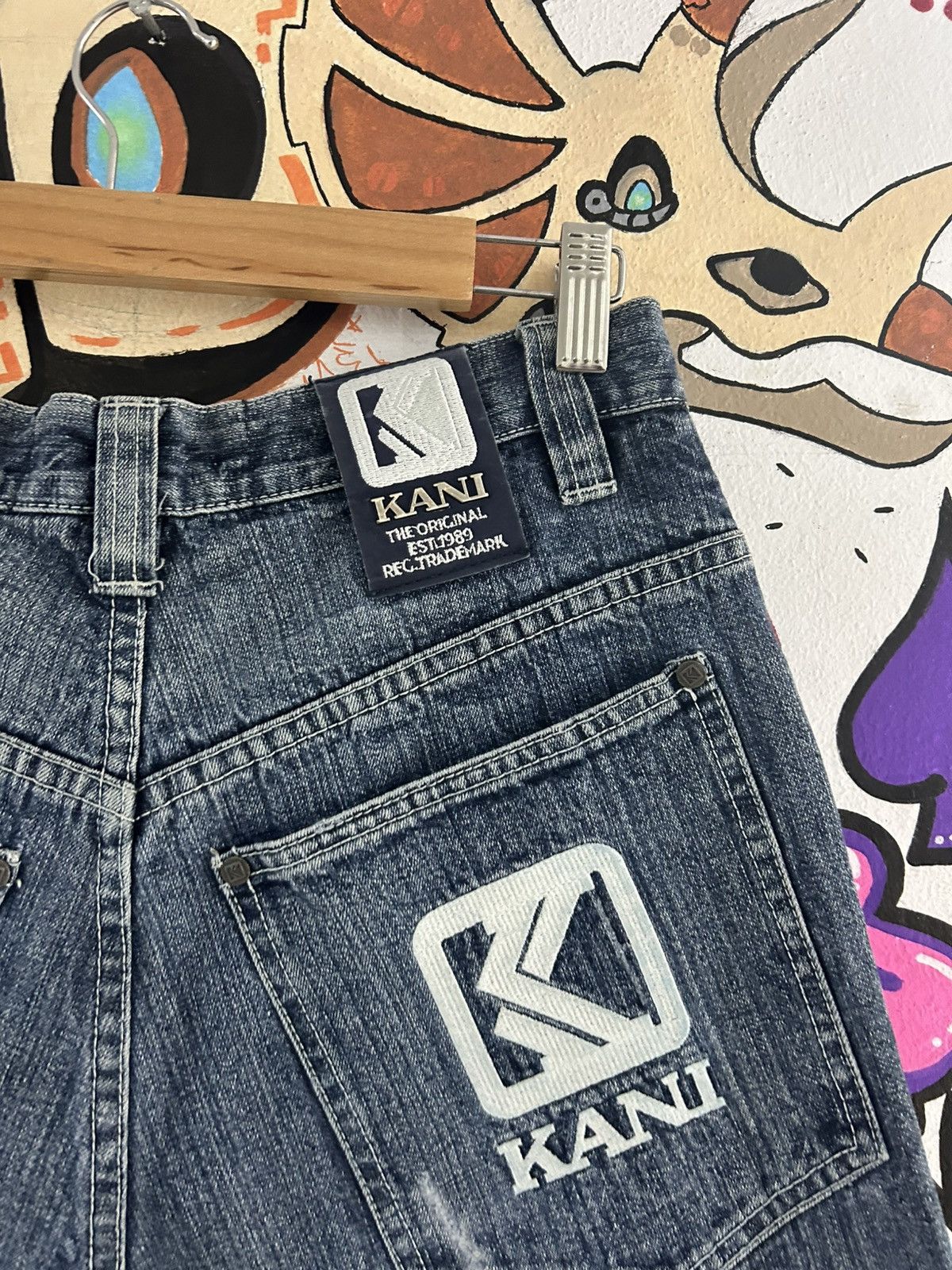 Karl Kani × Vintage 90s Kani Jorts Size US 28 / EU 44 - 4 Thumbnail