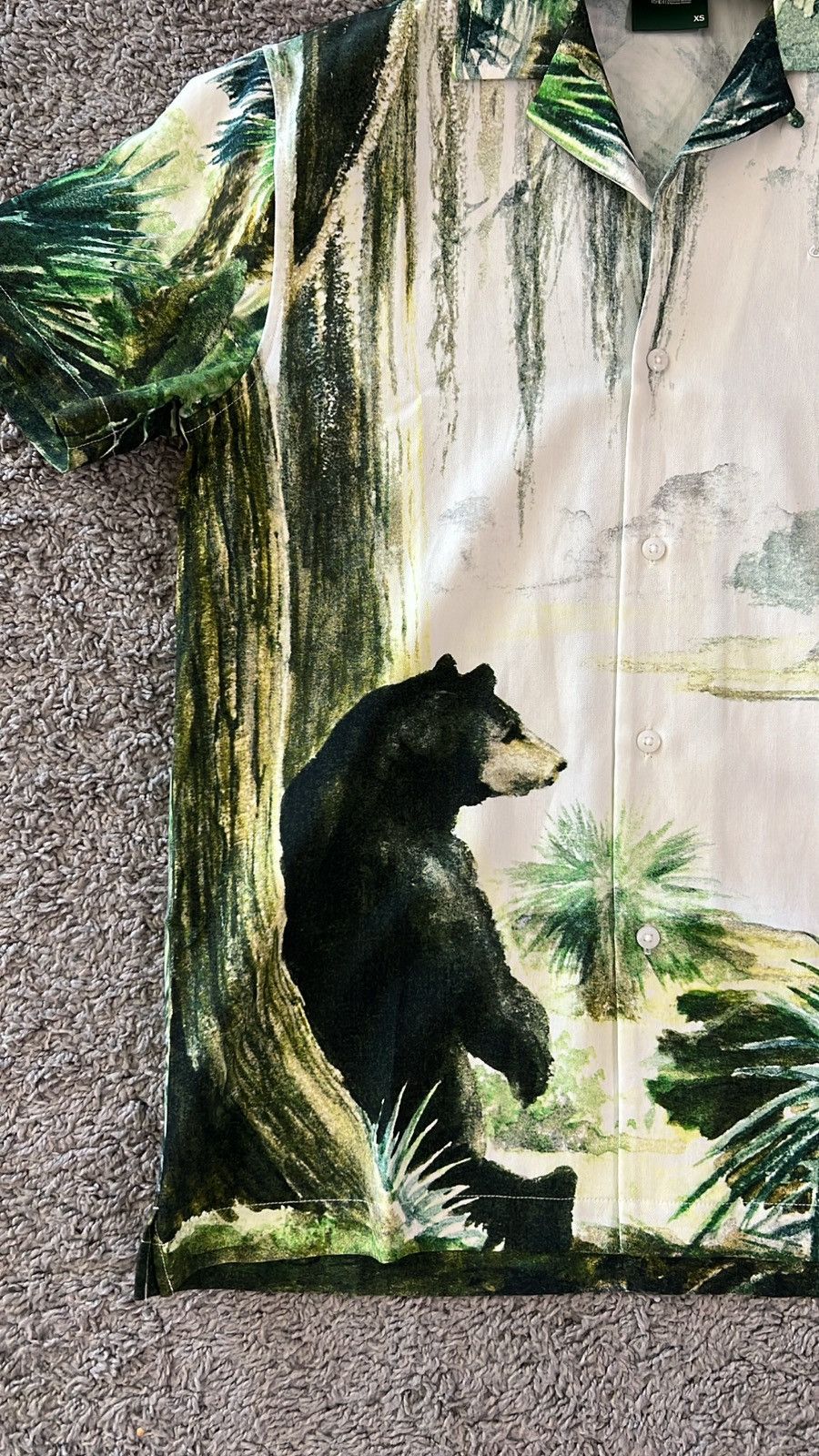 Kith Kith for AMNH Black Bear Camp Collar Shirt | Grailed