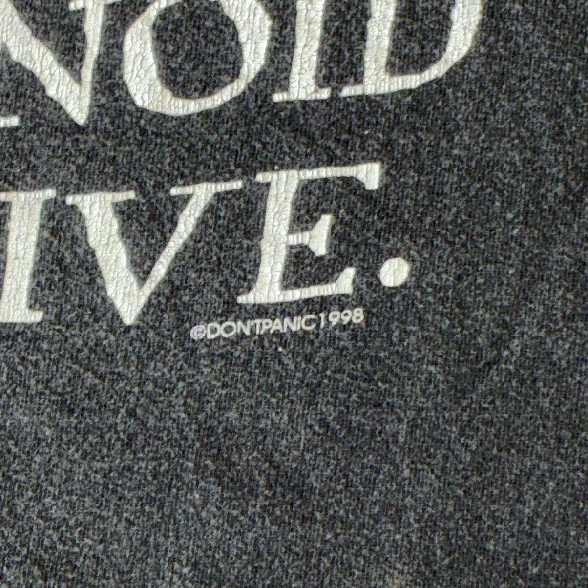 707 Only The Paranoid Survive faded black tee shirt Size US XL / EU 56 / 4 - 3 Thumbnail