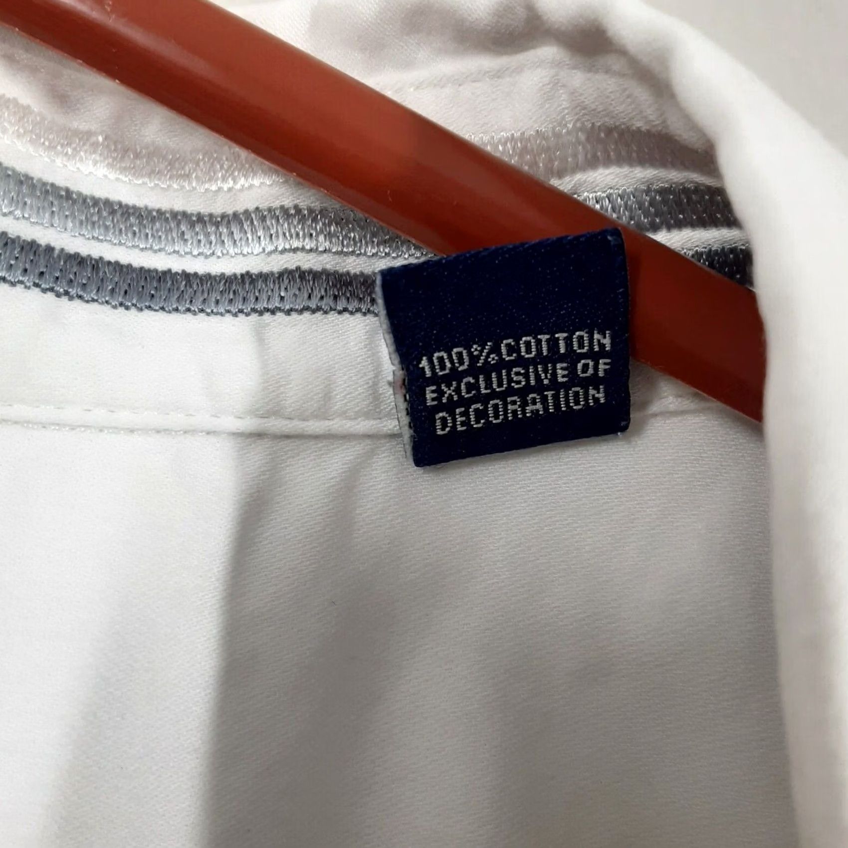 Robert Graham Robert Graham Shirt Mens L White Long Sleeve Button-Up Size US L / EU 52-54 / 3 - 7 Thumbnail