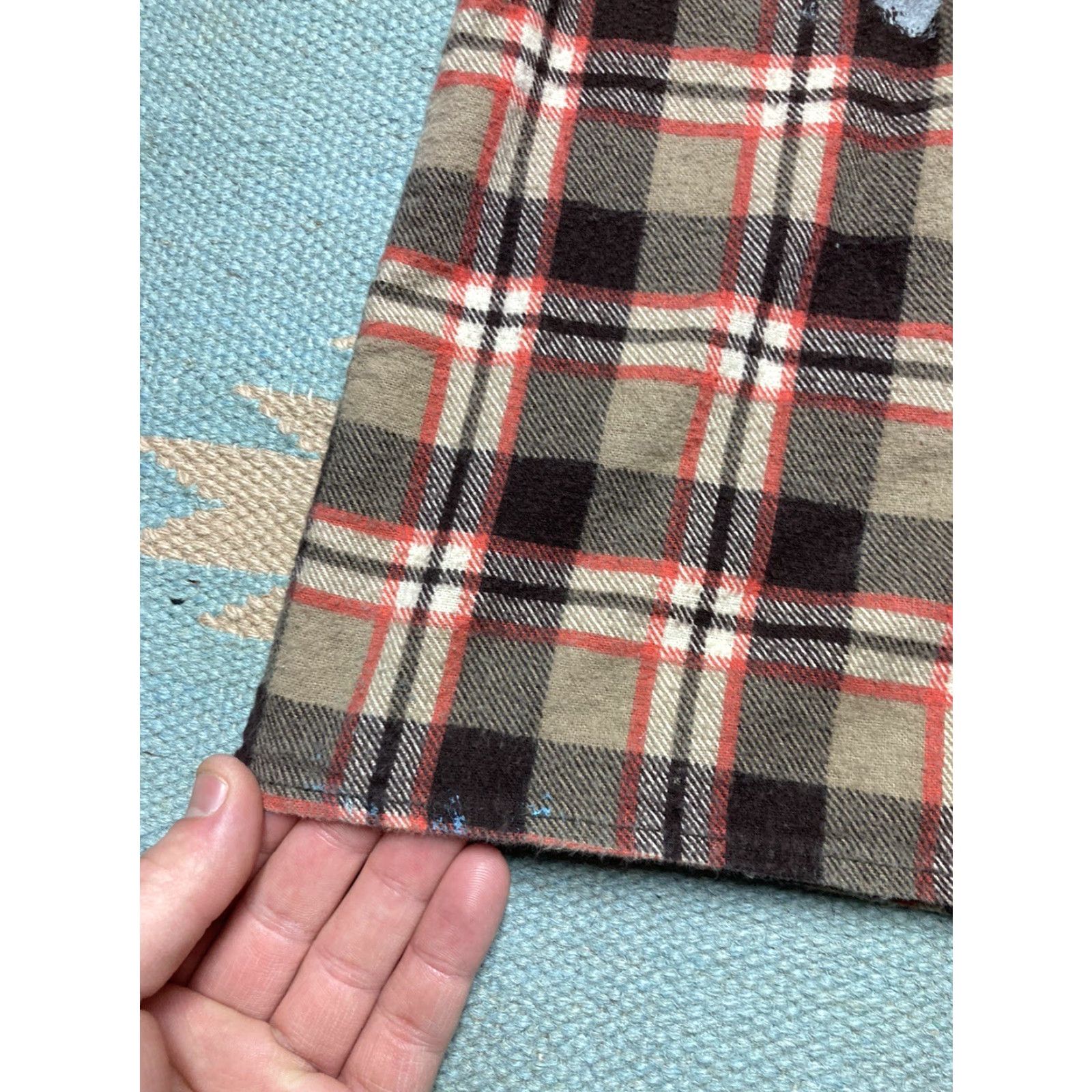 Dickies VINTAGE Dickies Shirt Plaid Check Cotton Flannel Button-Up Long Sleeve Men Large Size US L / EU 52-54 / 3 - 5 Thumbnail