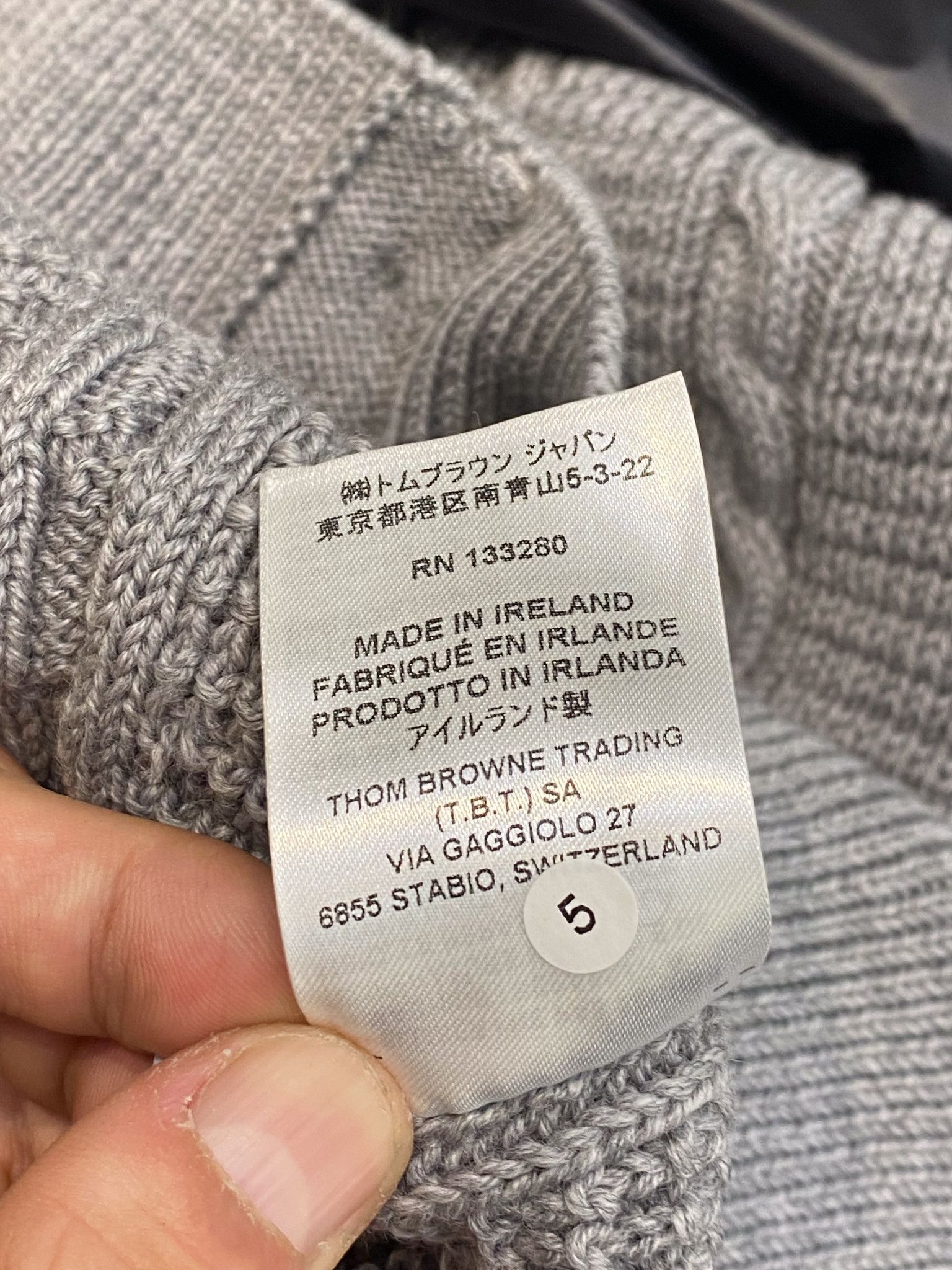 Thom Browne THOM BROWNE Cable Stitch Cardigan Size US L / EU 52-54 / 3 - 7 Thumbnail