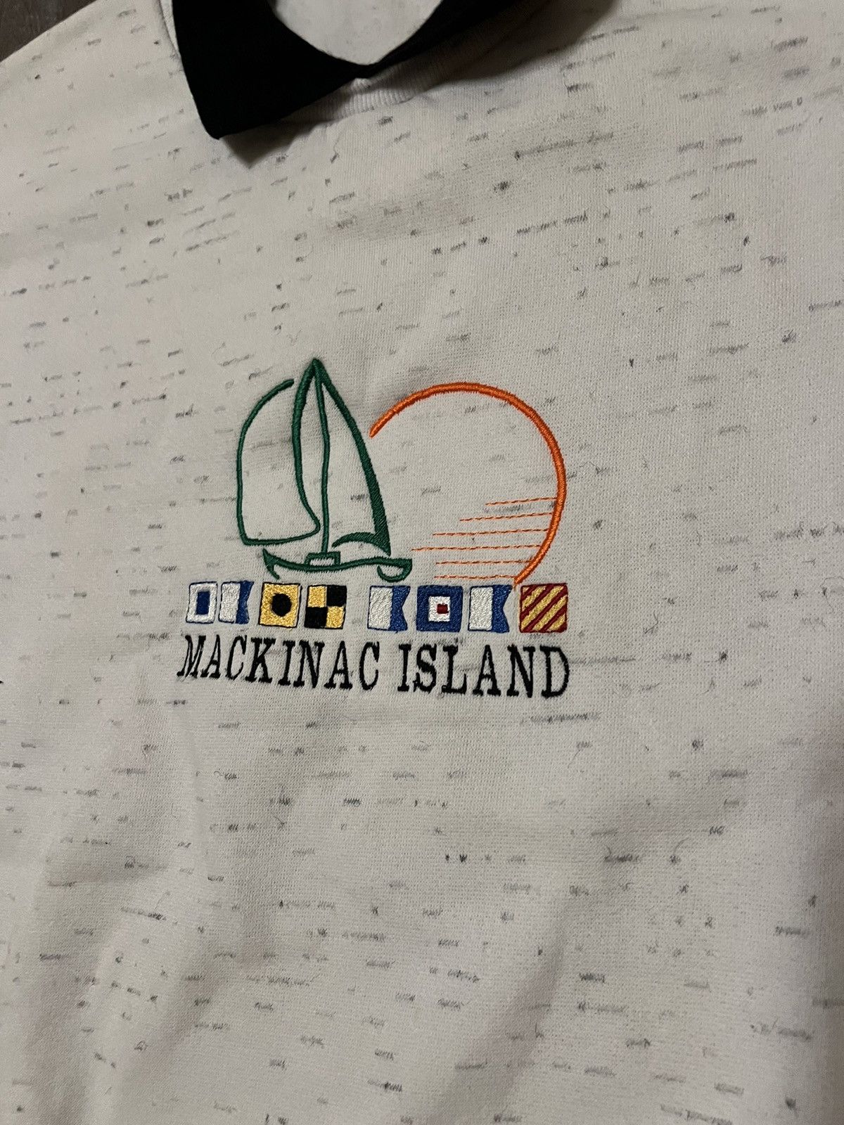 Vintage Vintage Mackinac Island Collared Crewneck Sweater Size 2XL Size US XXL / EU 58 / 5 - 2 Thumbnail