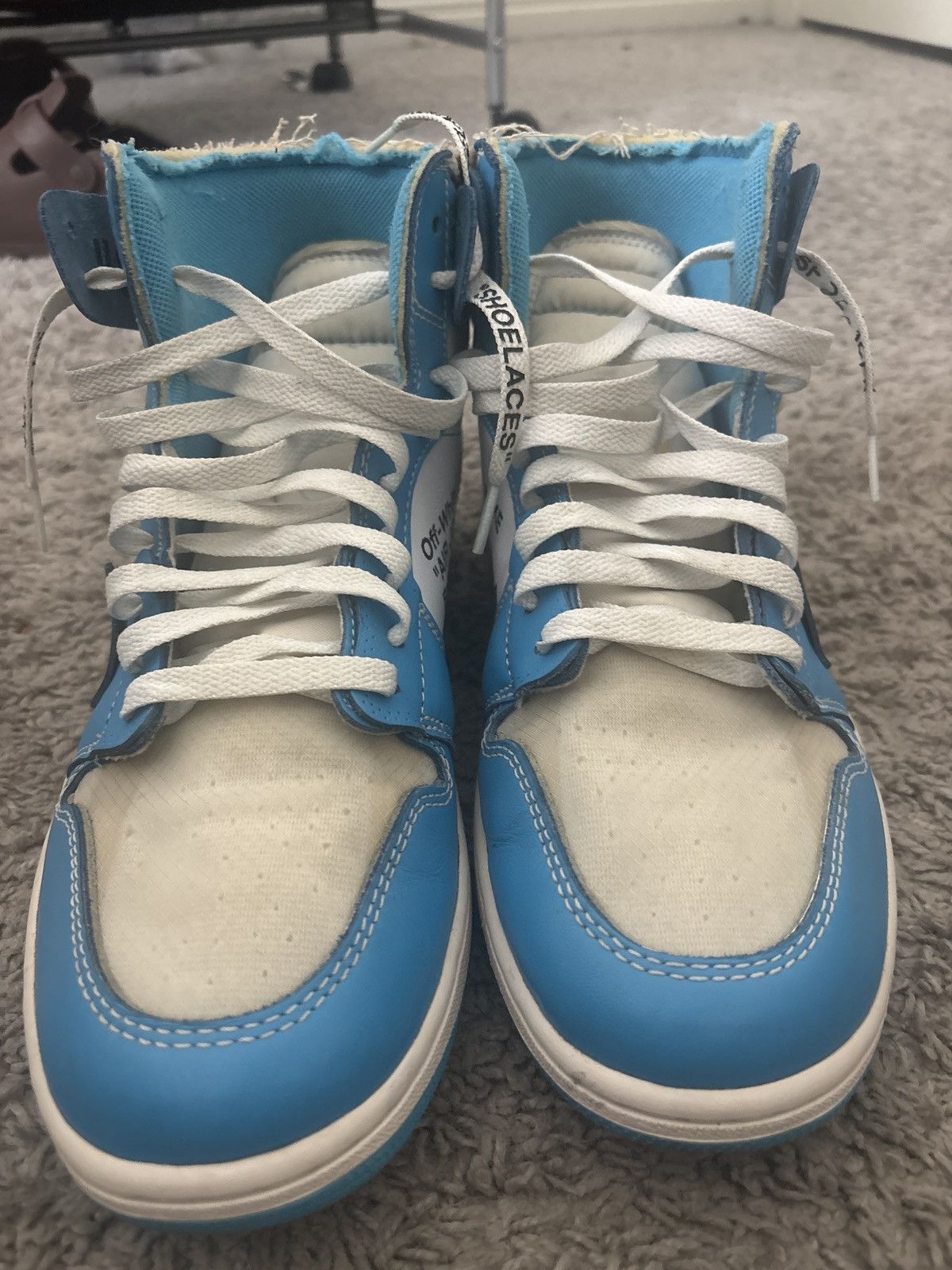 Nike × Off-White Off White Jordan 1 Unc Size US 10.5 / EU 43-44 - 3 Thumbnail