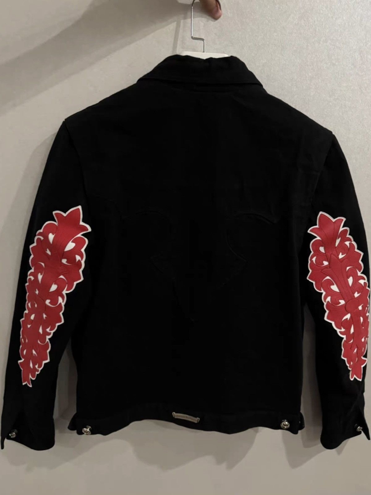Chrome Hearts Chrome hearts leather patch denim jacket Size US M / EU 48-50 / 2 - 1 Thumbnail