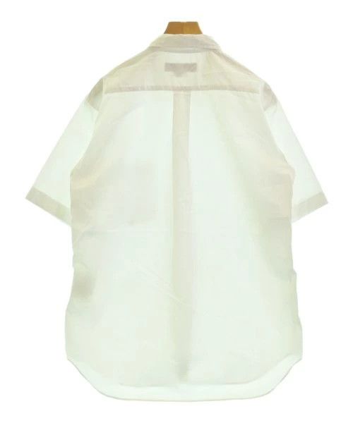 Comme des Garcons Homme Deux Shirt Short Sleeve Plain Chest Pocket Cotton White Size US L / EU 52-54 / 3 - 2 Thumbnail